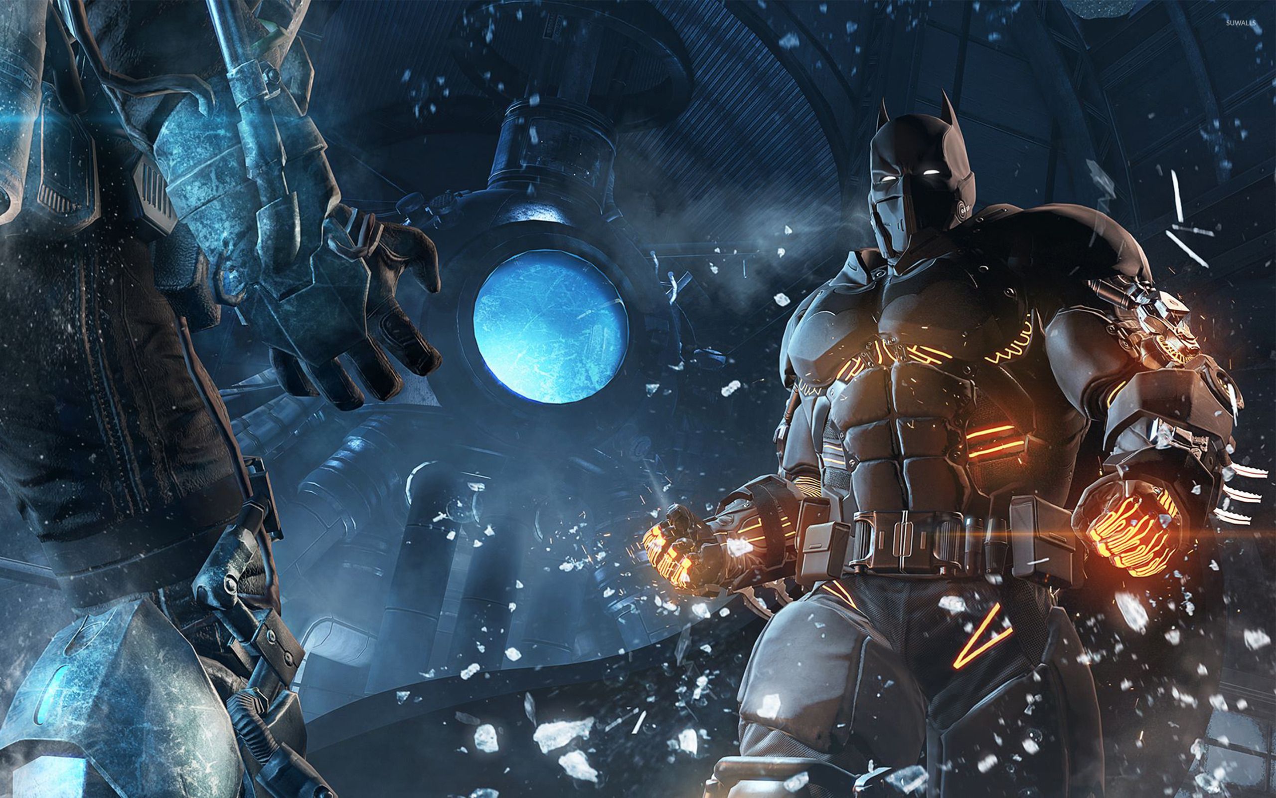 Batman Arkham Origins scontro Mr Freeze, 2560x1600 2K, PC