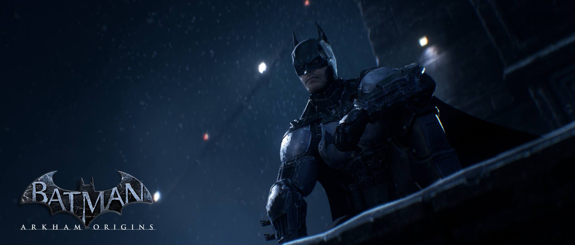 Batman Arkham Origins tetto notturno, 1920x818 Panoramico, iMac