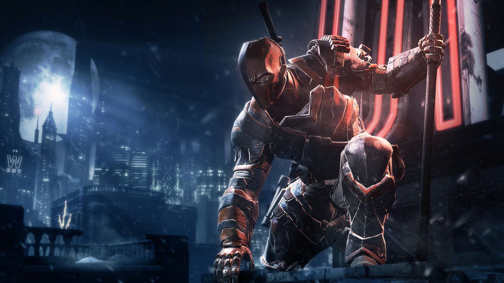 Deathstroke Batman Arkham Origins, 2048x1152 alta risoluzione, Desktop
