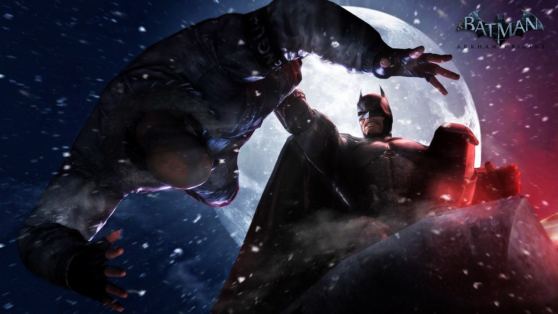 Batman Arkham Origins luna piena, 1920x1080 Full HD, PC