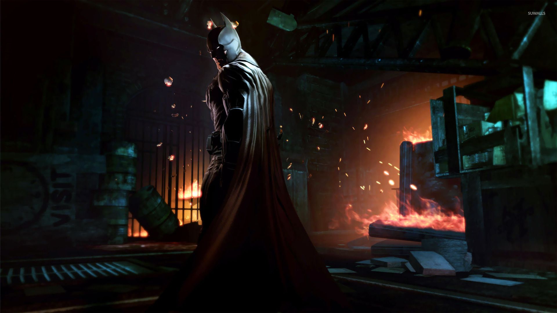 Batman Arkham Origins notturno, 1920x1080 Full HD, Desktop