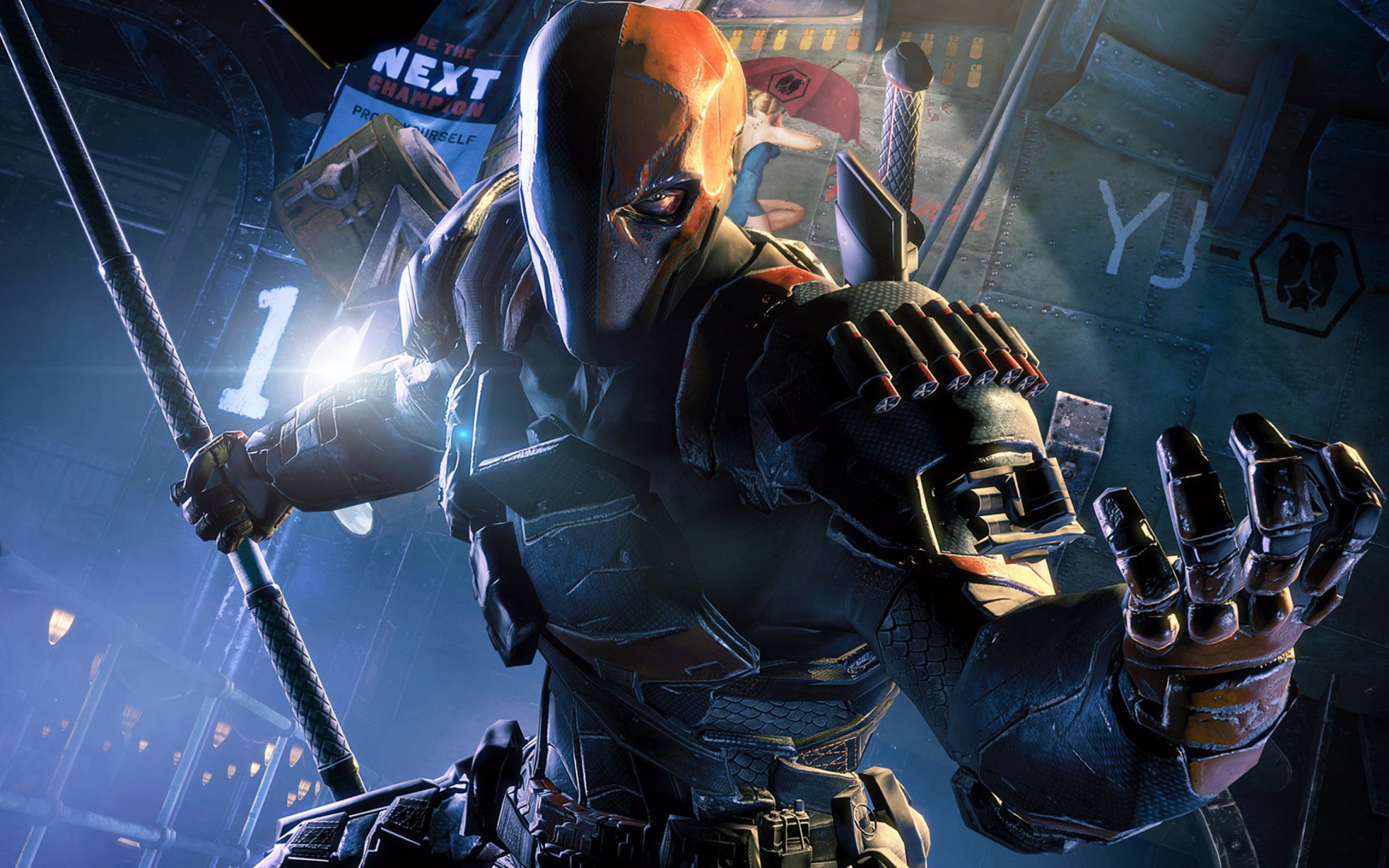 Deathstroke Batman Arkham Origins, 2880x1800 2K+, MacBook Pro