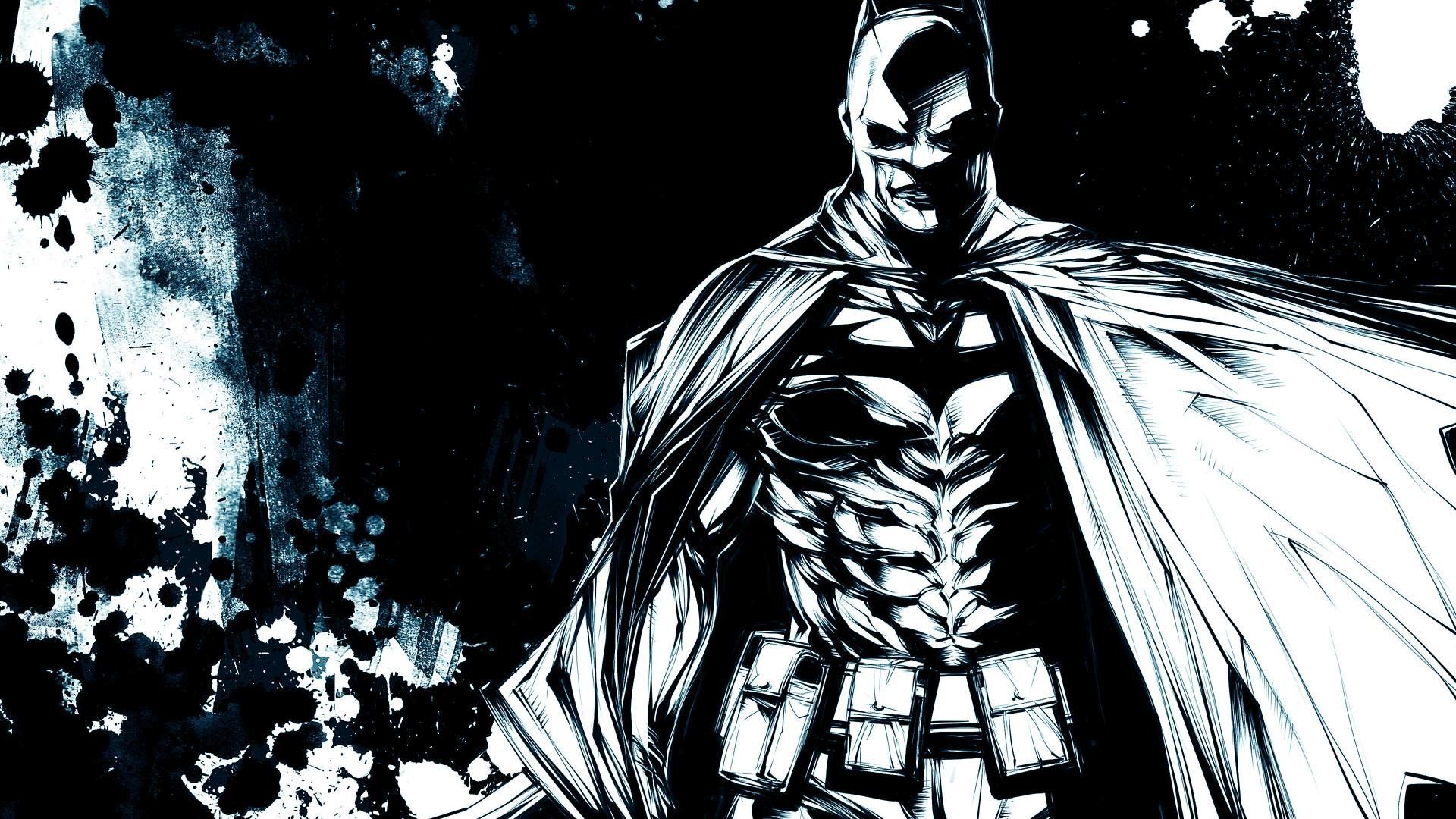Batman bianco e nero, 1920x1080 1080p, PC Desktop