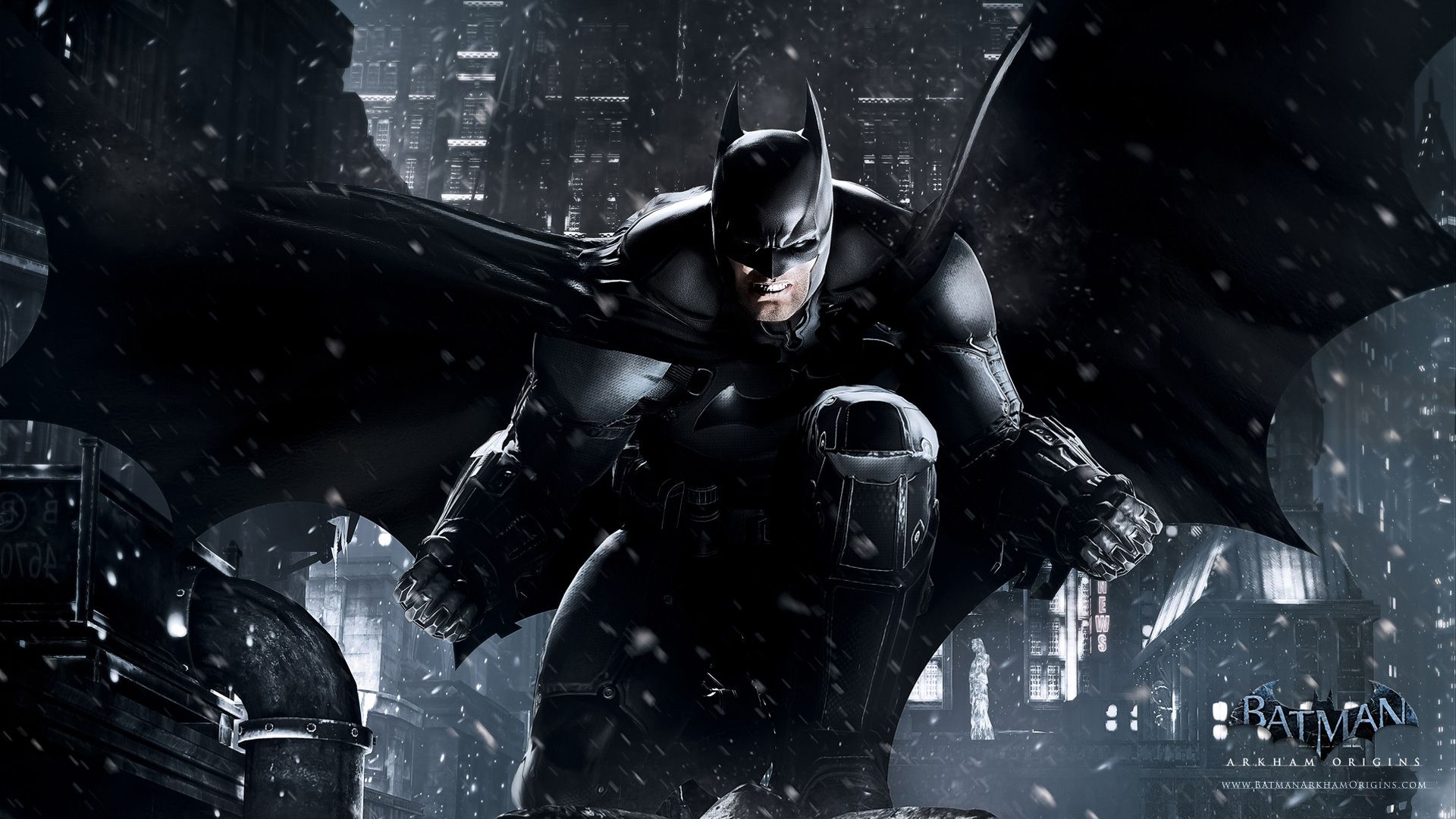 Batman Arkham Origins notturno, action-adventure, 1920x1080 Full HD 1080p, Desktop