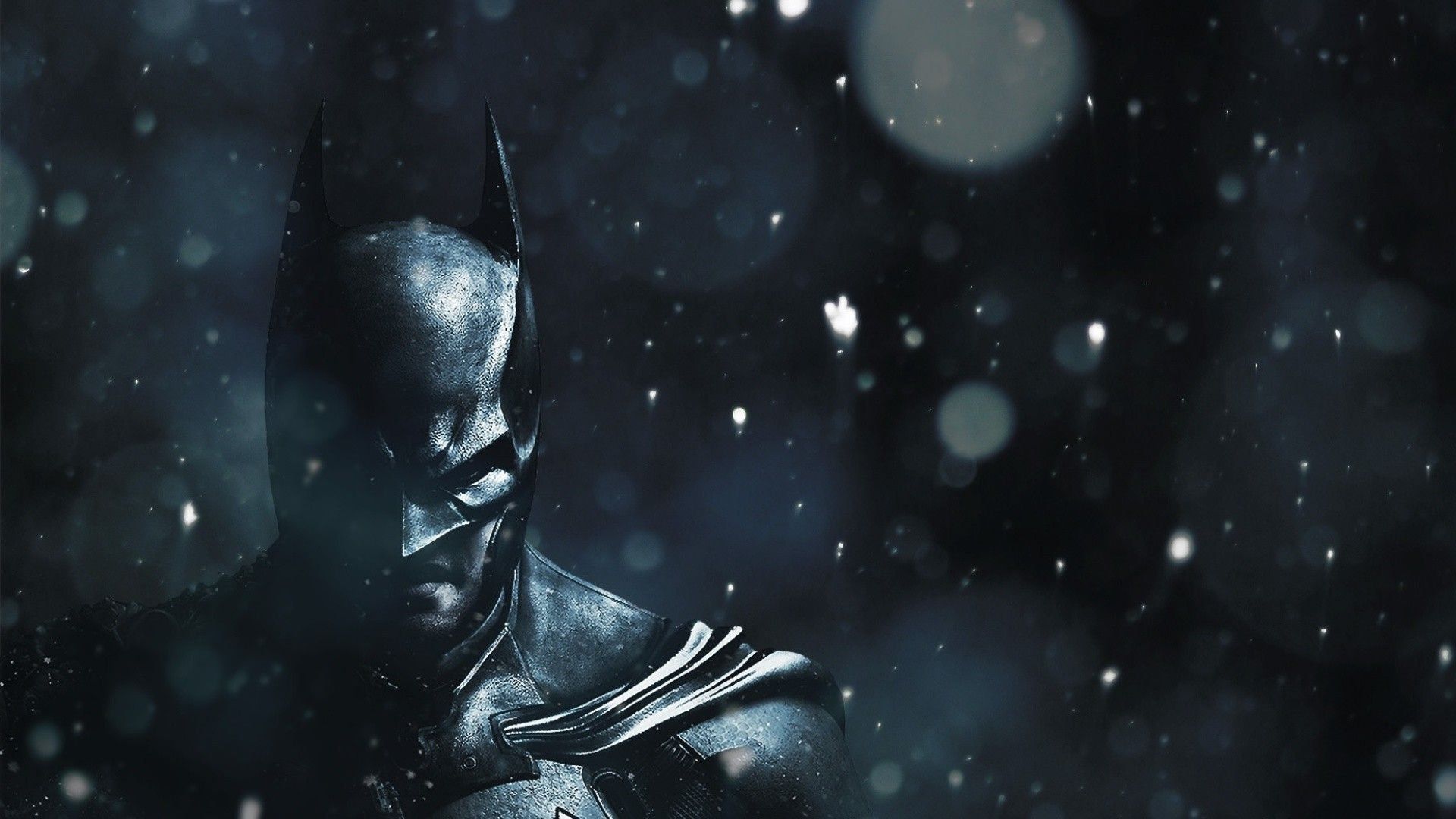 Batman busto scuro nella neve, 1920x1080 Full HD, Monitor Gaming