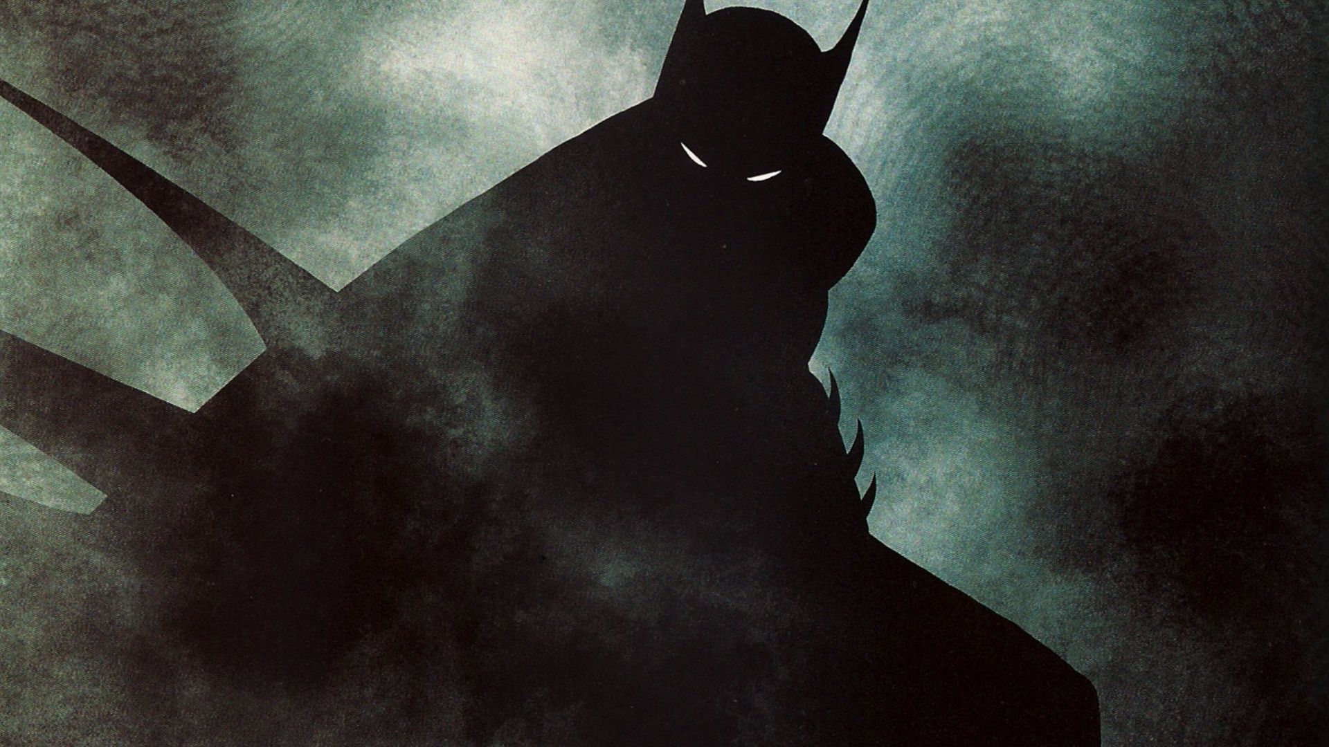Batman silhouette scura nebbiosa, 1920x1080 Full HD 1080p, PC Desktop