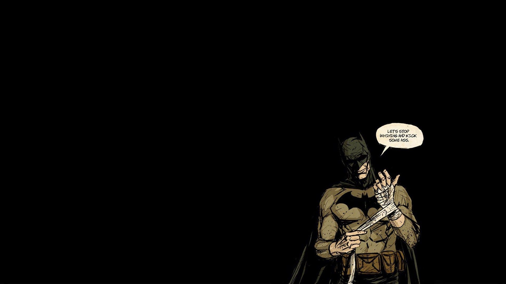 Batman su sfondo nero, 1920x1080 1080p, PC Desktop