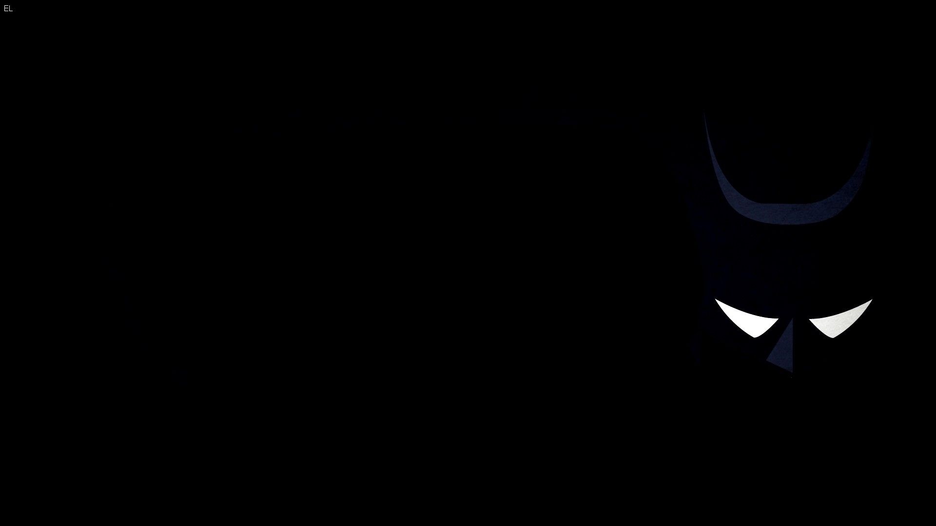 Batman logo su nero, 1920x1080 Full HD, Desktop