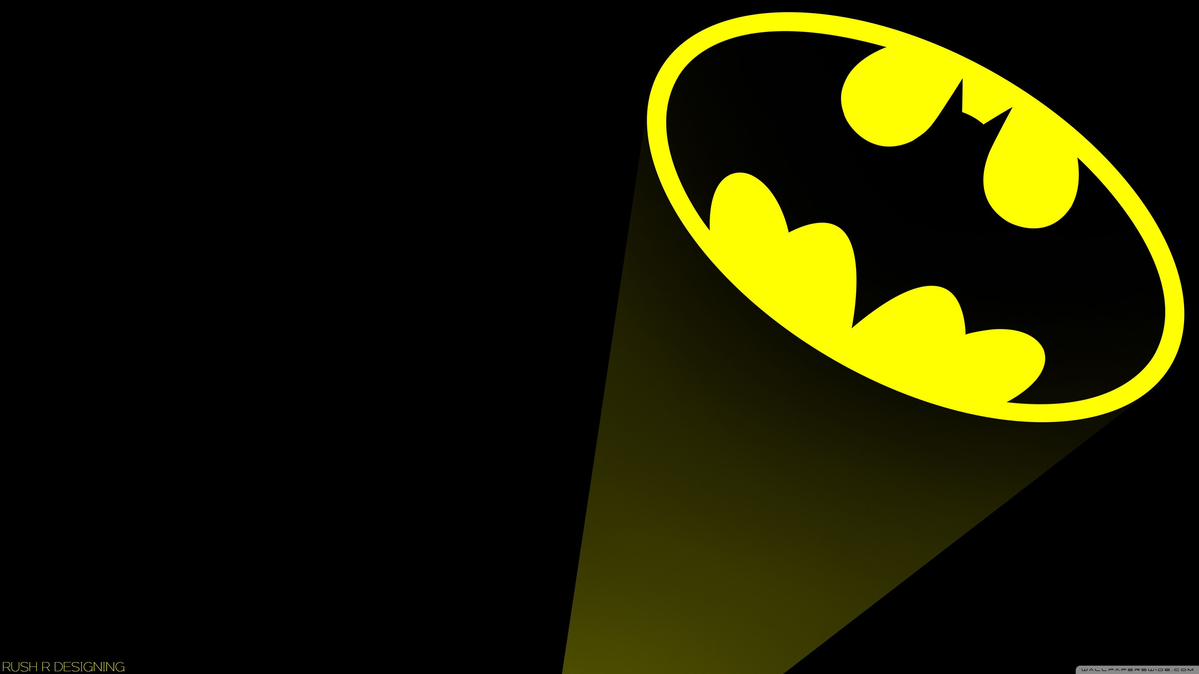 Logo Batman segnale luminoso, 3840x2160 4K, PC Desktop