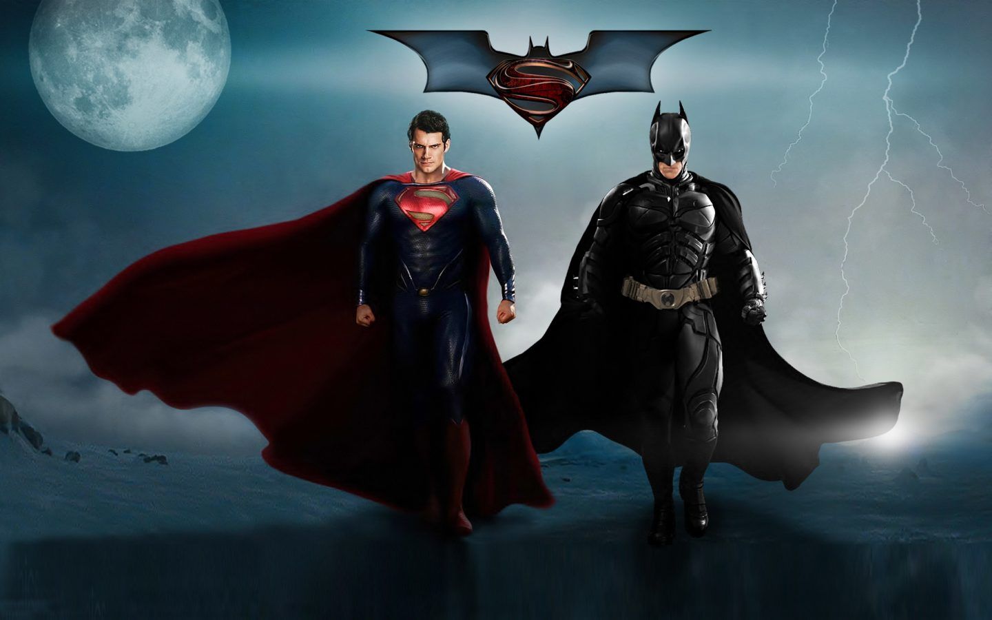 Superman e Batman insieme, 1440x900 720p, PC