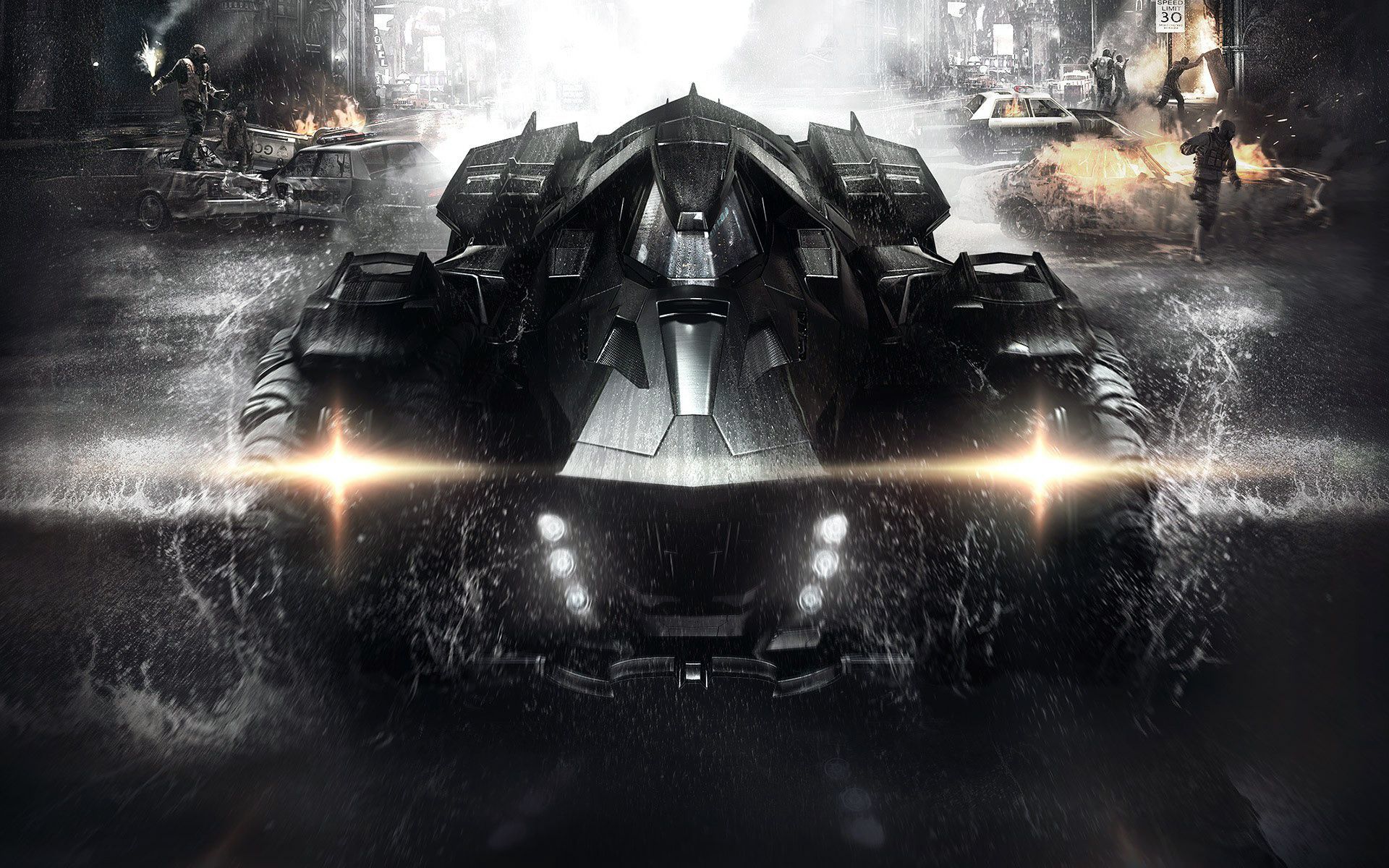 Batmobile Batman Arkham Knight, 1920x1200 Full HD+, Monitor Gaming