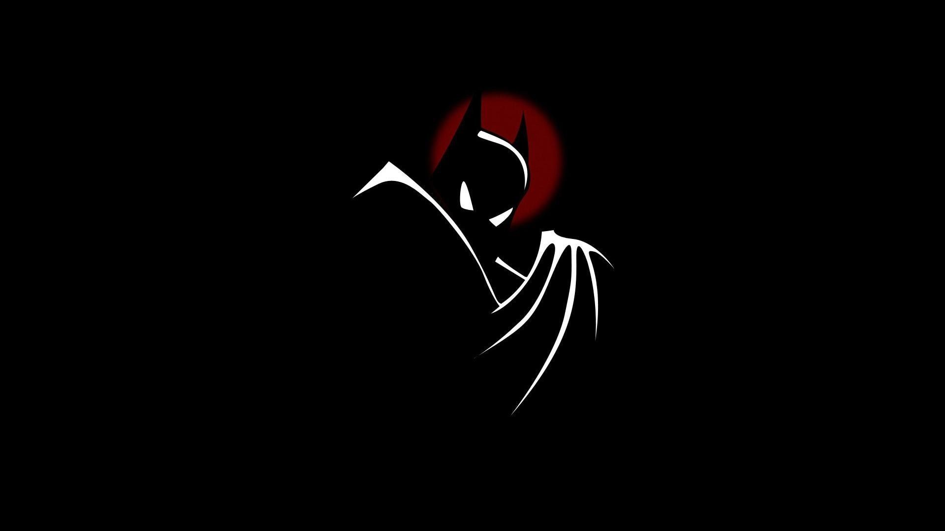 Batman silhouette sfondo nero, 1920x1080 1080p, PC Desktop