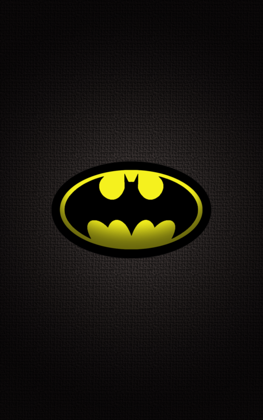 Logo Batman su nero, 1242x2208 Full HD Verticale, iPhone Plus