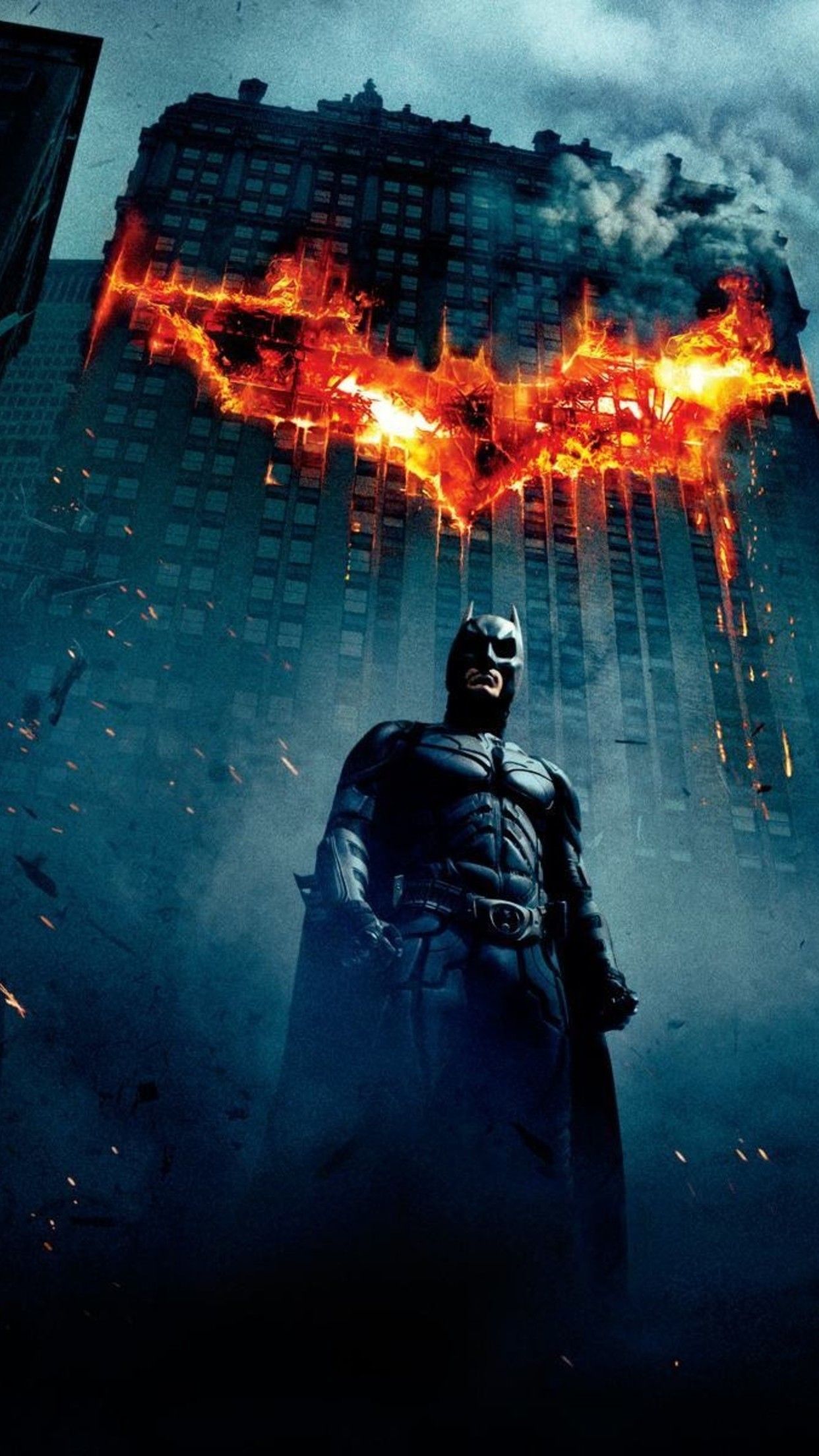 Logo Batman blu scuro, 1440x2560 Full HD Verticale, iPhone Air