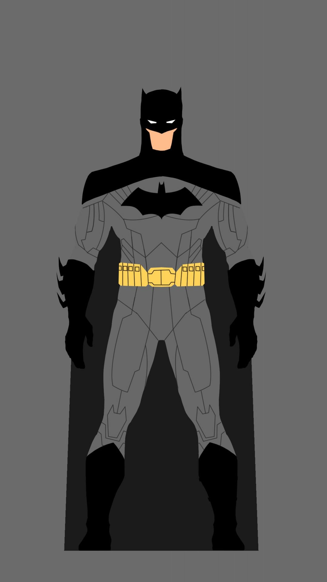 Batman silhouette su tetto notturno, 1242x2208 Full HD Verticale, iPhone