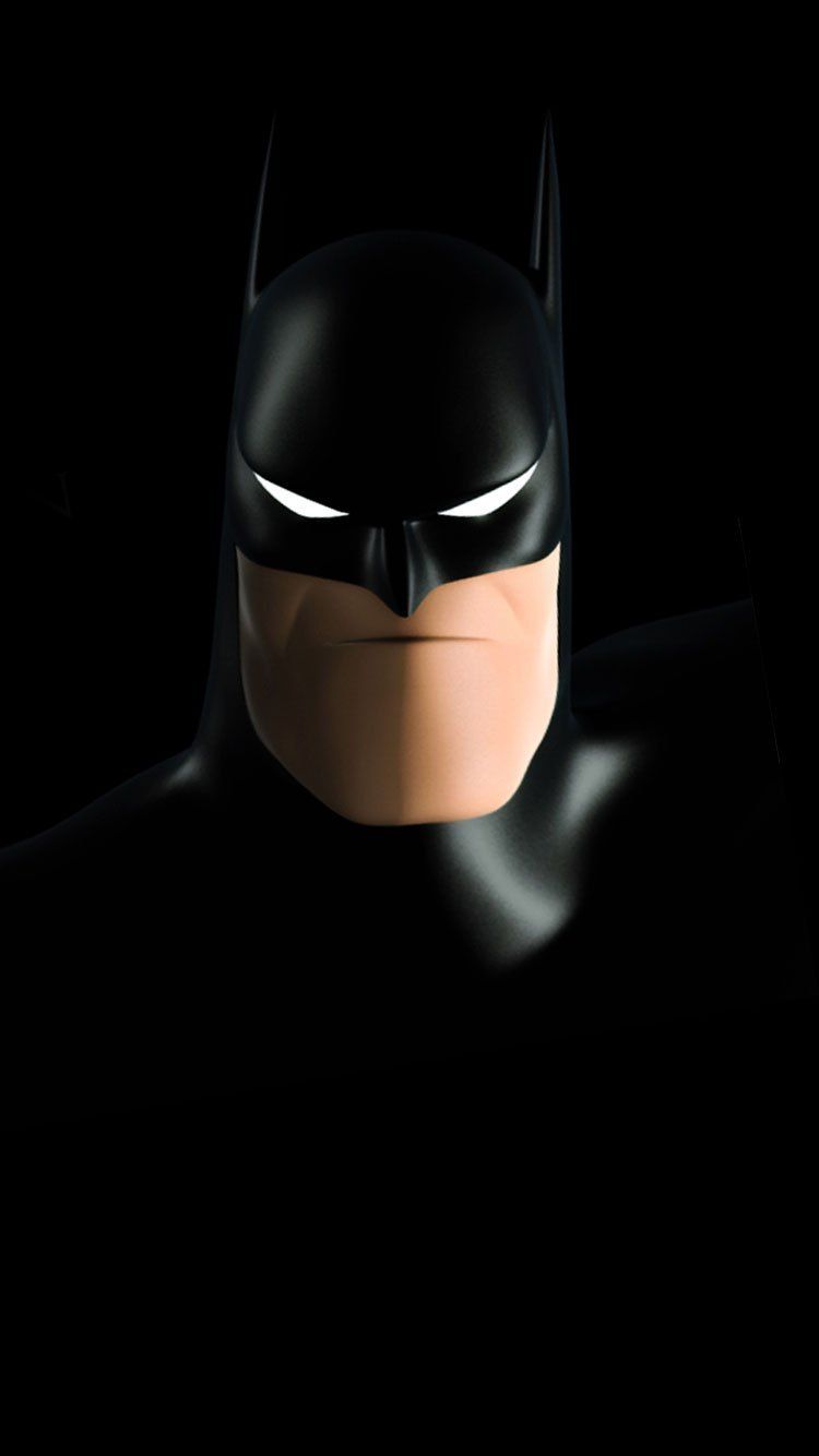 Maschera Batman dipinta nera, 736x1377 Full HD Verticale, iPhone Air