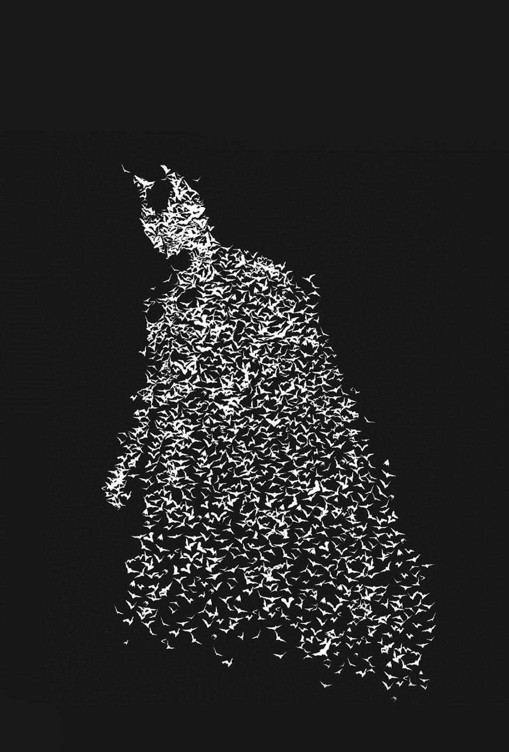 Batman sotto la pioggia bianconero, Gotham, 1125x2436 Full HD Verticale, iPhone Pro Max