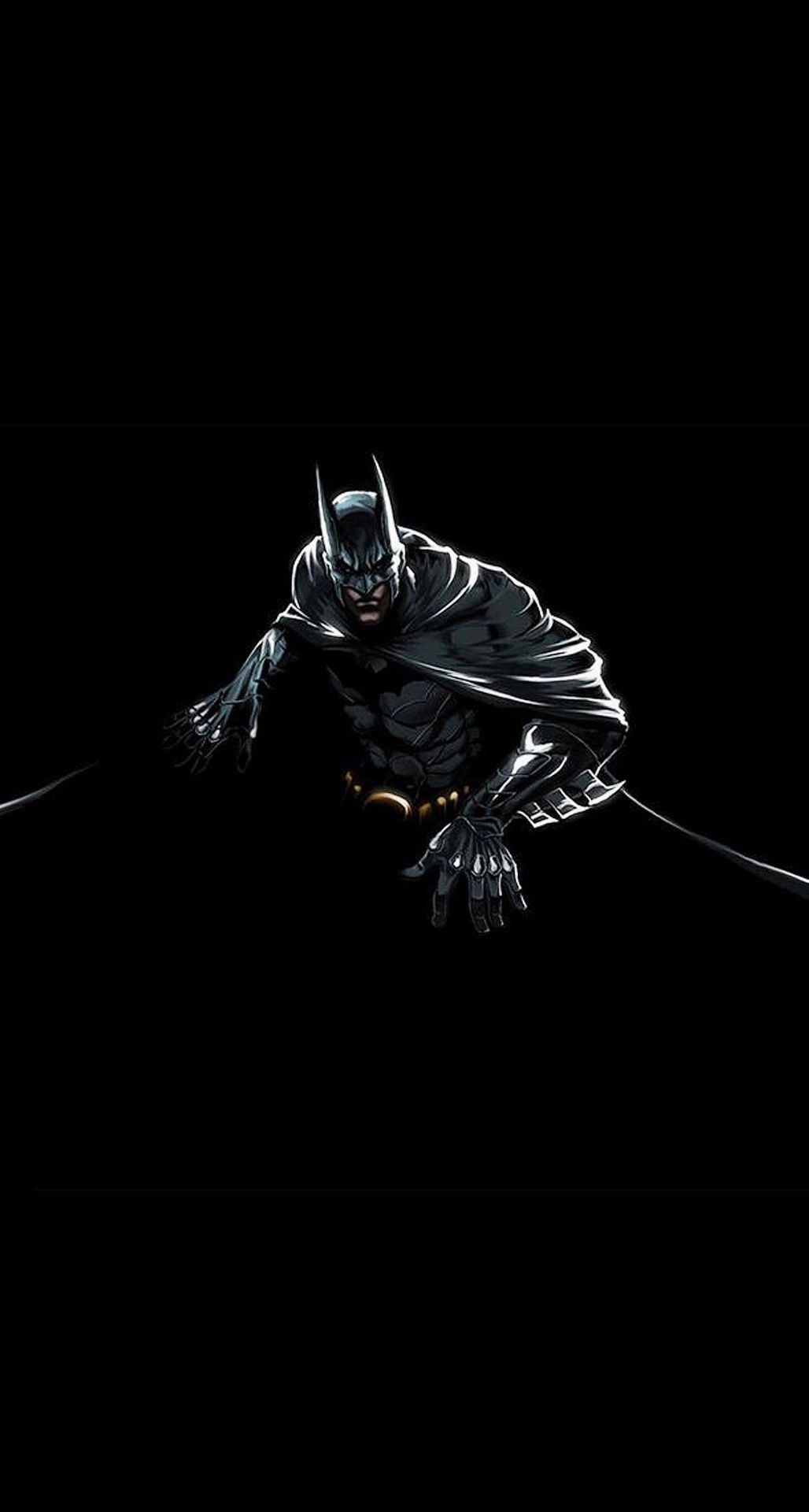 Batman con fulmini sulla città, 1080x1920 Full HD Verticale, iPhone Plus
