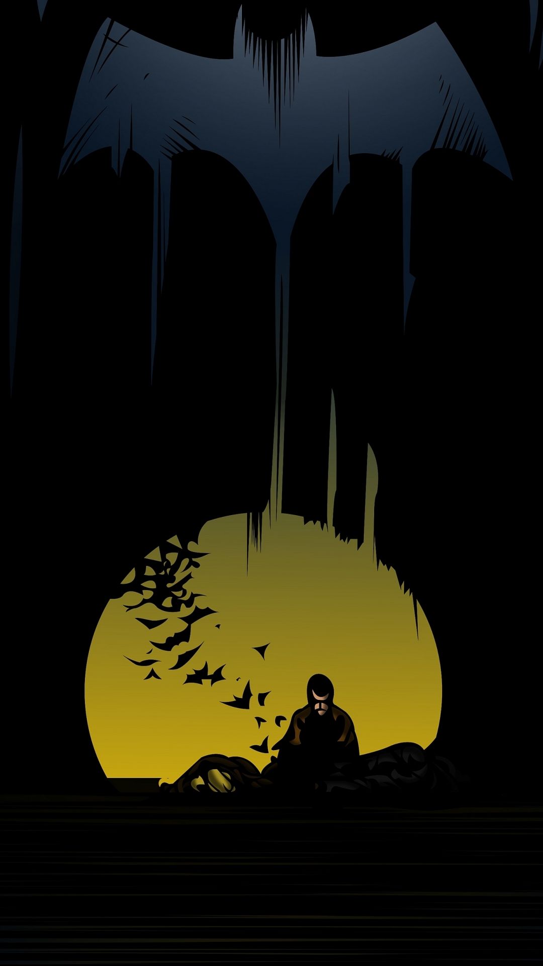 Batman armatura logo rosso, 1080x1920 Full HD Verticale, iPhone