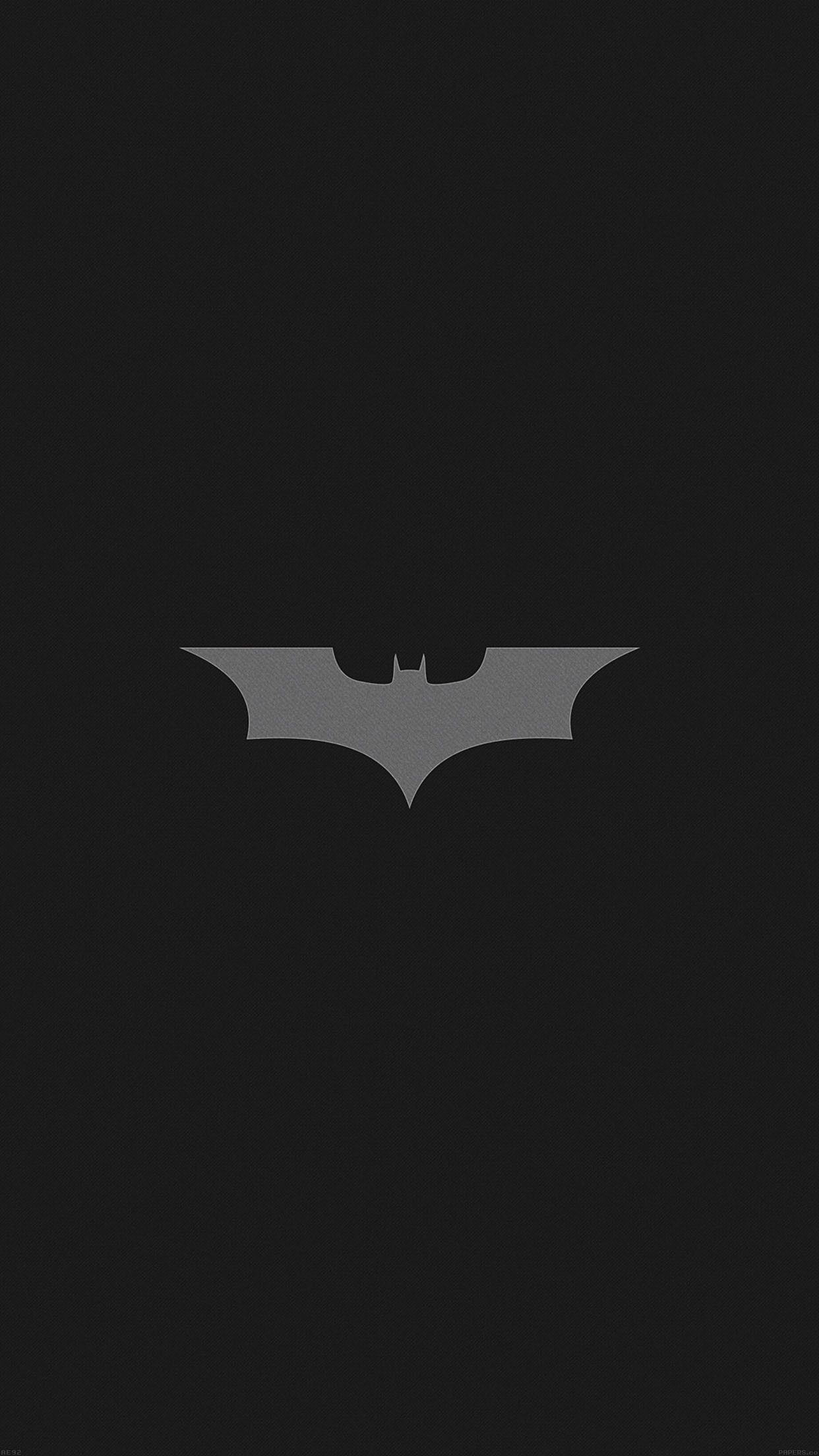 Batman silhouette bianco nero, 1080x1920 Verticale, iPhone Air