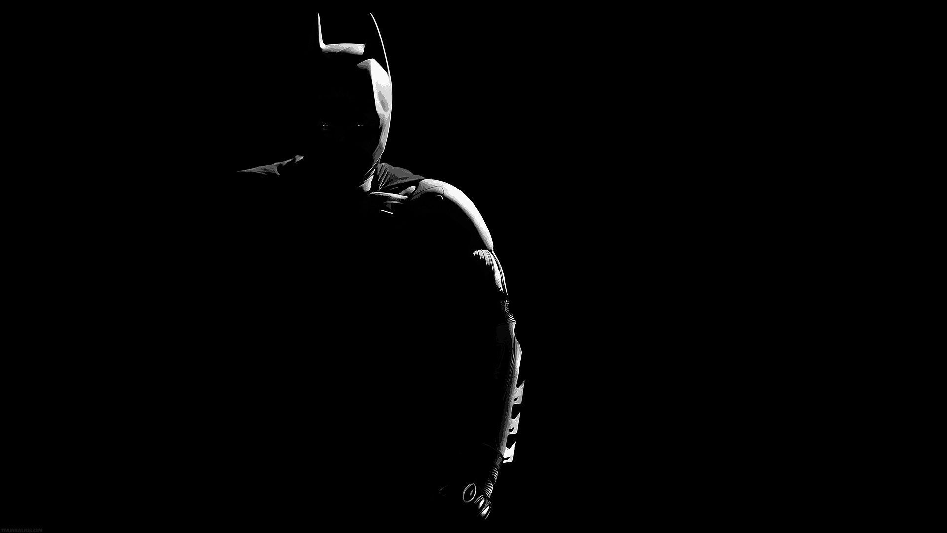 Batman silhouette scura, 1920x1080 Full HD 1080p, Desktop