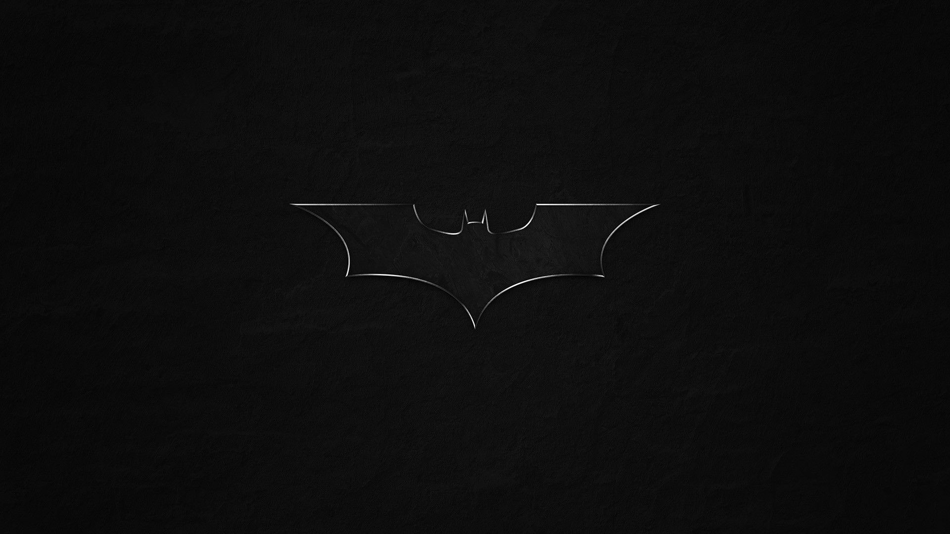 Logo Batman scuro, 1920x1080 Full HD, PC