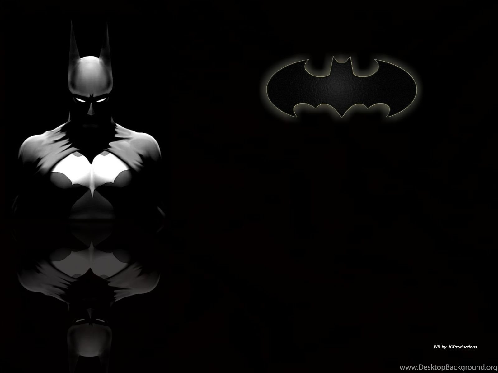 Logo Batman su sfondo scuro, 2560x1600 WQXGA, Laptop
