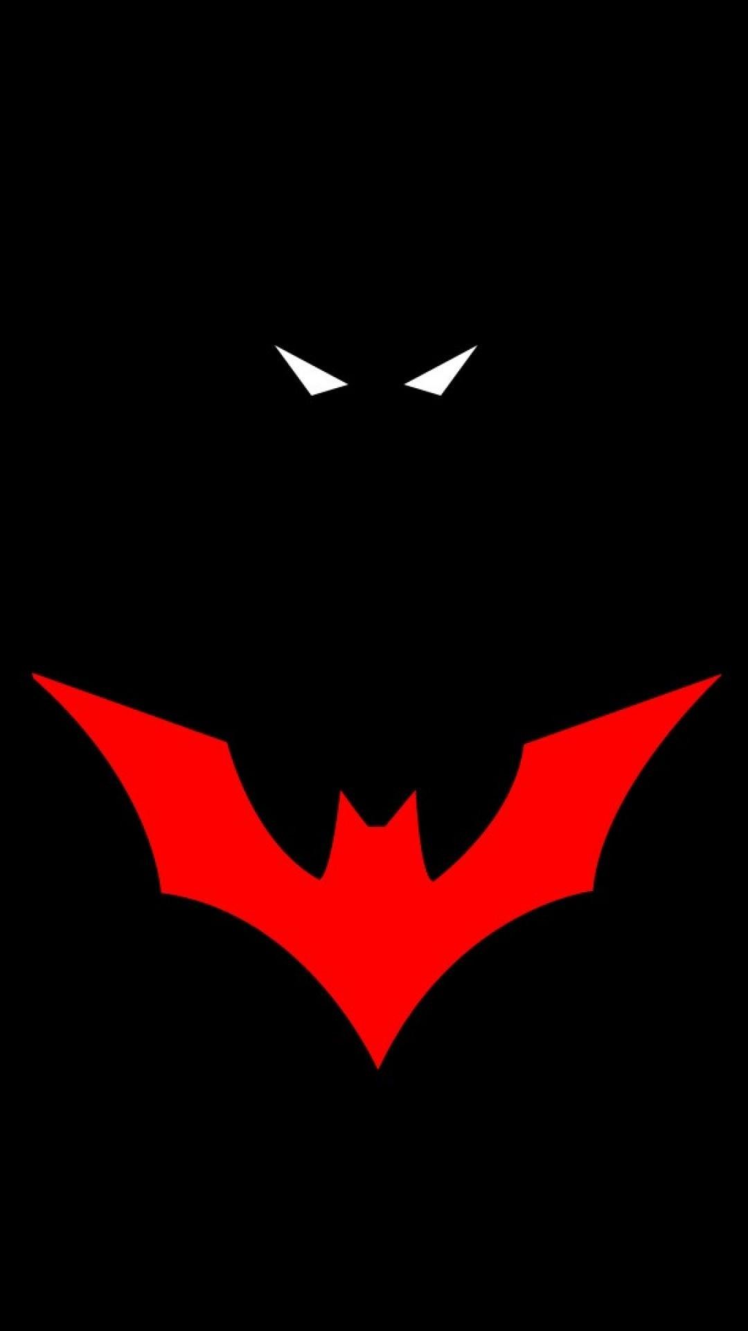 Batman occhi e logo rosso, 1080x1920 Verticale, Mobile