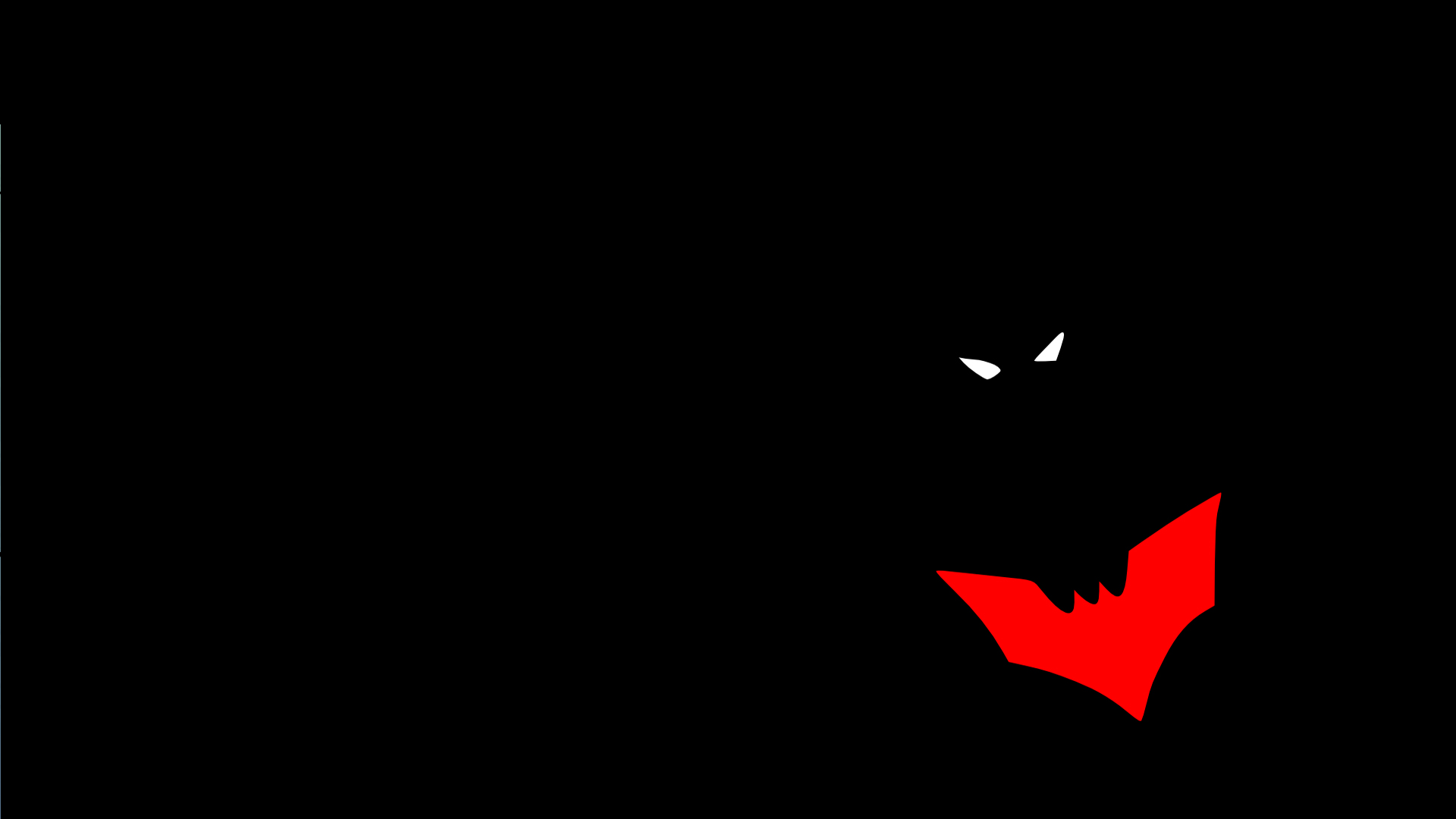 Batman logo scuro rosso, 1920x1080 Full HD, Laptop