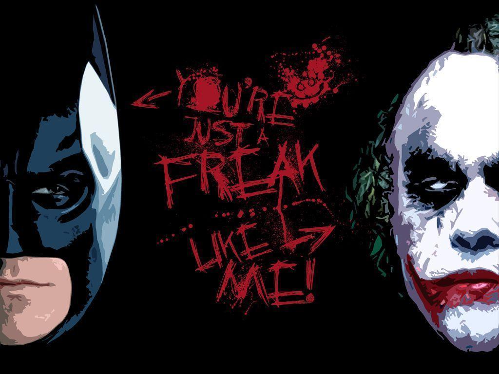 Batman e Joker faccia a faccia, 1024x768 HD, PC