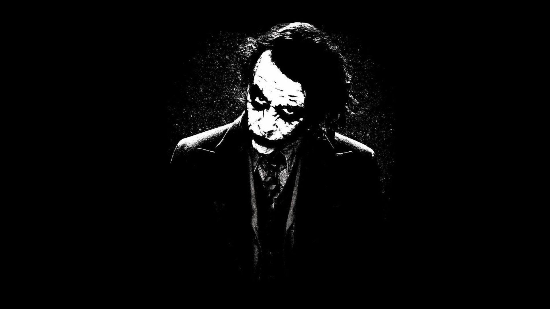 Joker viso bianco nero, 1920x1080 Full HD, Laptop