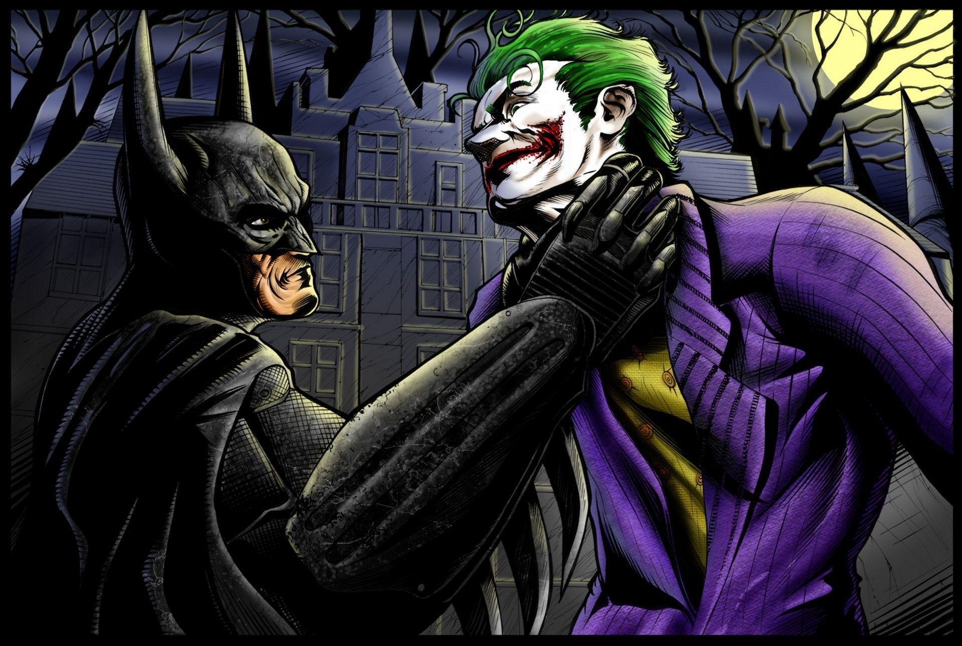 Batman contro Joker fumetto, 1920x1290 Full HD+ WUXGA, PC