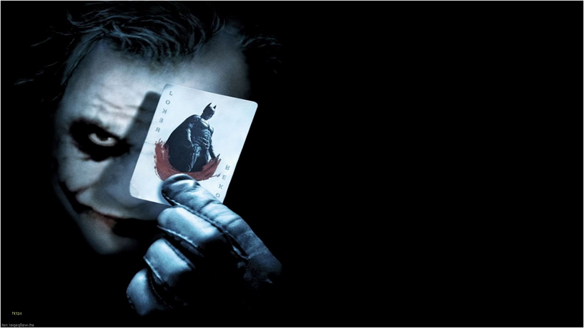 Joker con carta Batman, 1920x1080 Full HD 1080p, PC