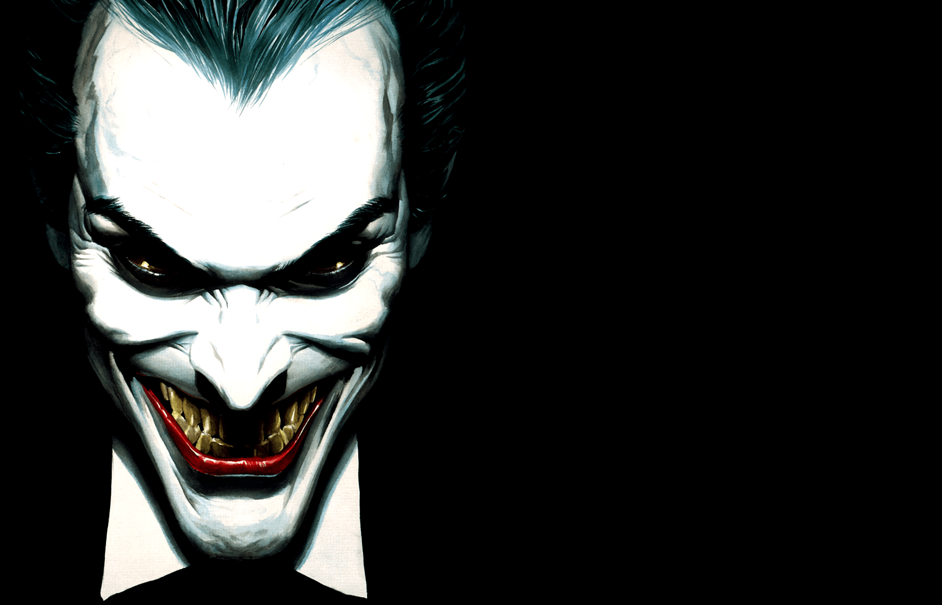 Joker viso su sfondo nero, 1920x1234 Full HD+ WUXGA, Desktop