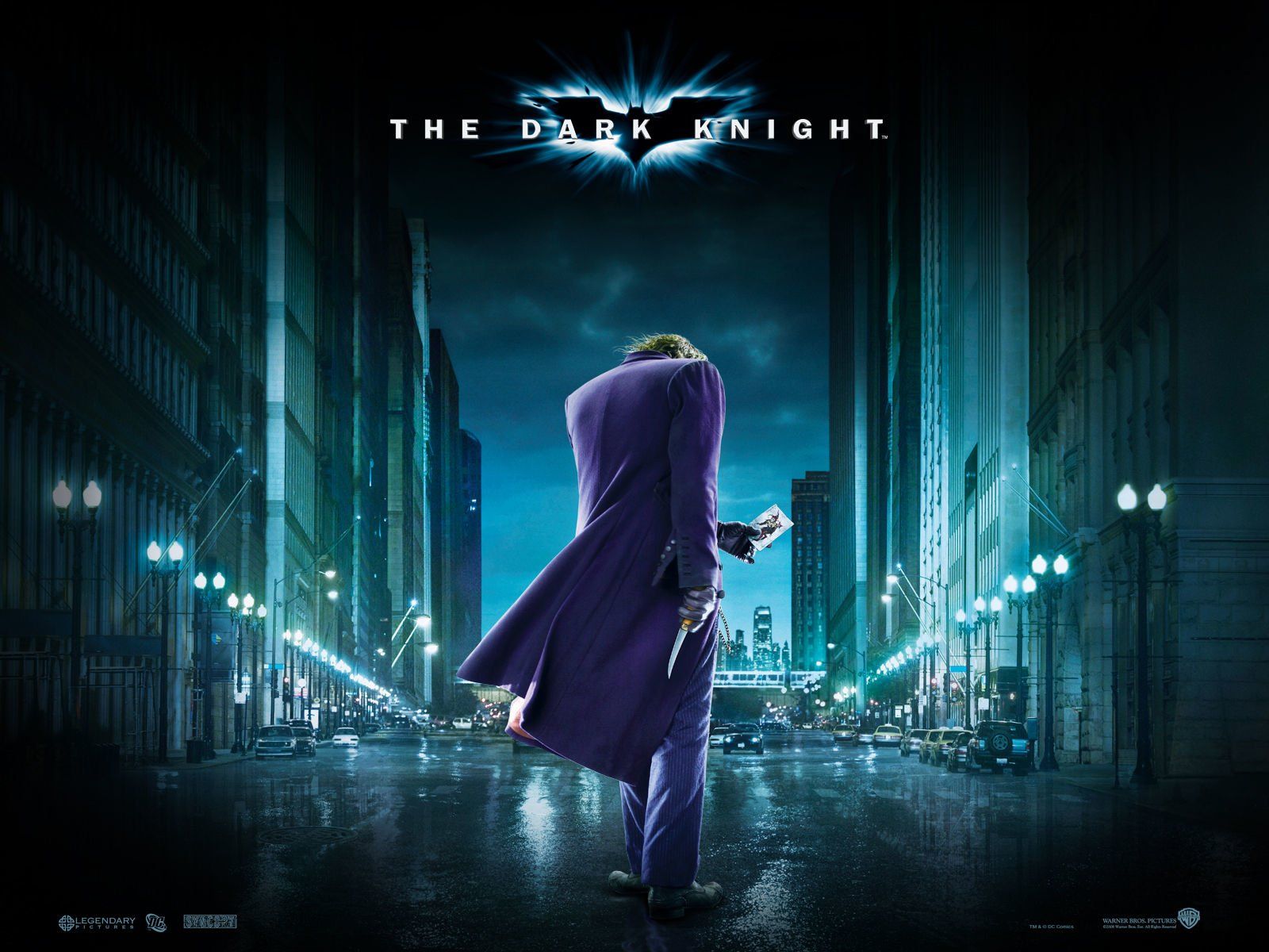 Joker su strada notturna, 1600x1200 HD Ready, Desktop