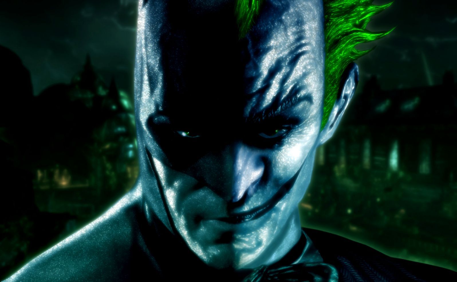 Batman e Joker volto diviso, 1596x987 720p, PC