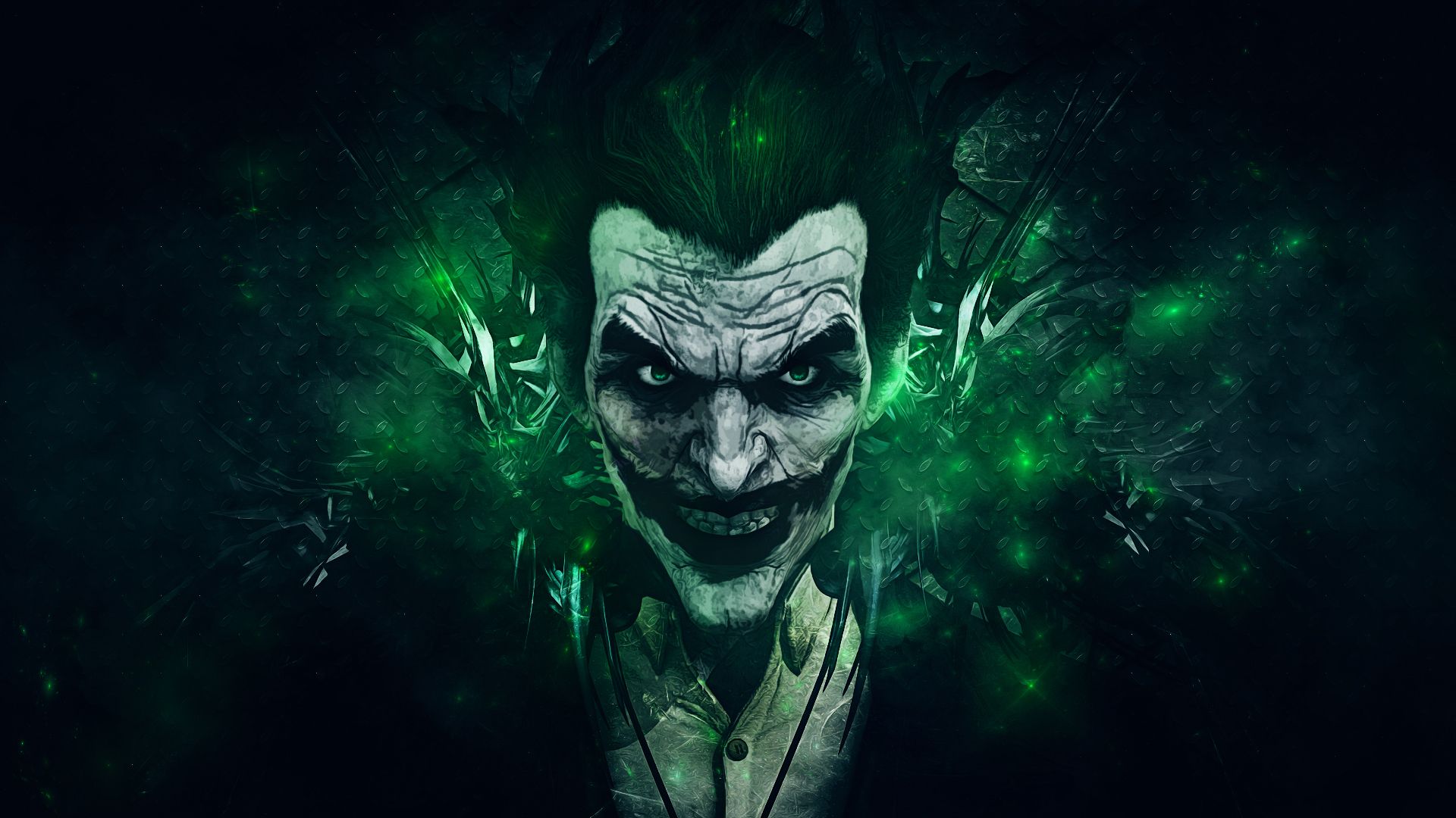Joker volto verde inquietante, 1920x1080 Full HD, PC Desktop
