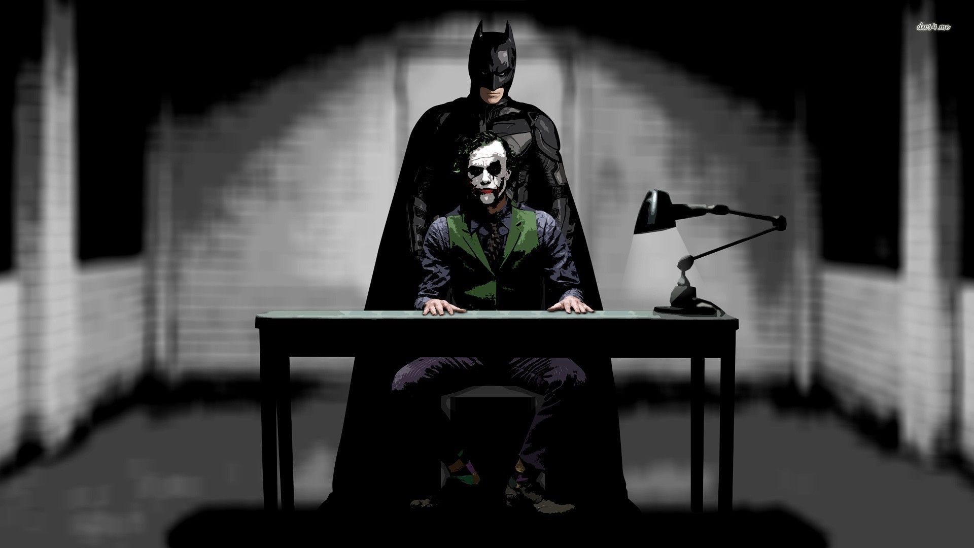 Batman e Joker alla scrivania, 1920x1080 Full HD, PC