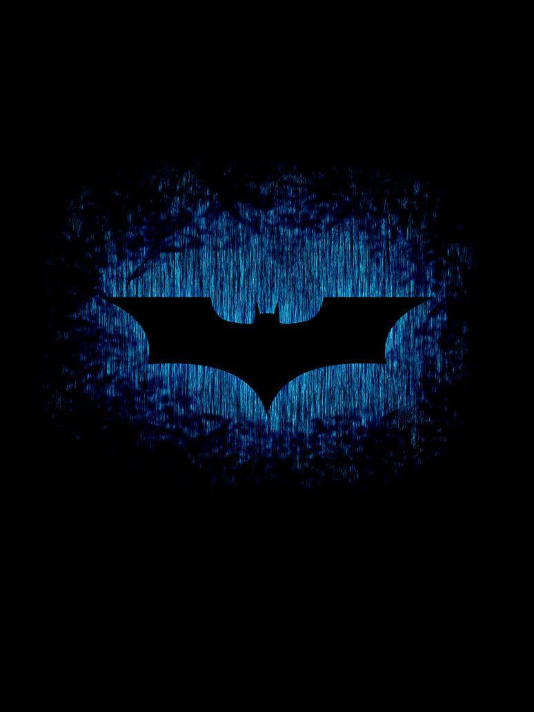 Logo Batman blu scuro, 774x1032 Full HD Verticale, iPhone