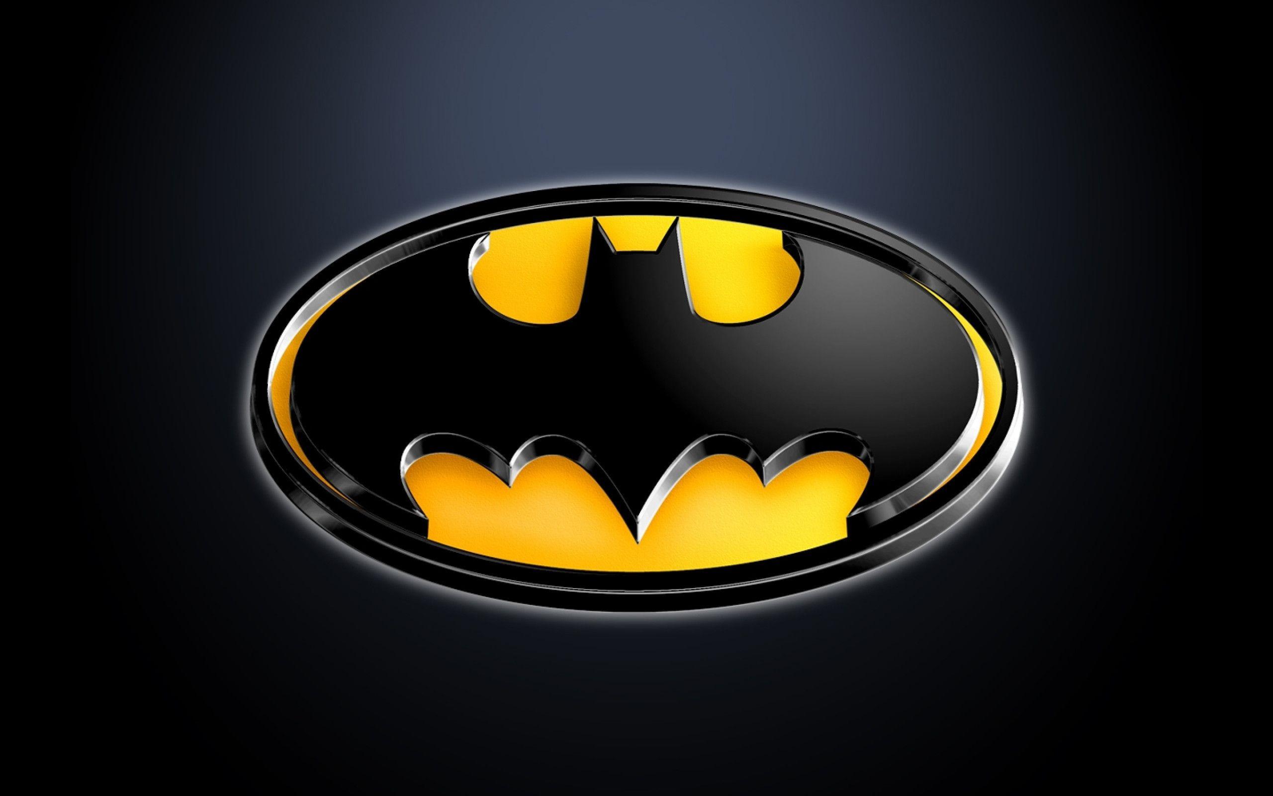 Logo Batman ovale nero, 2560x1600 WQXGA, Desktop