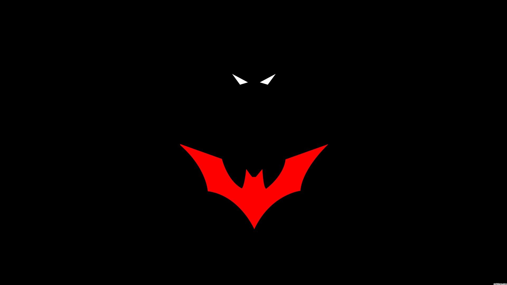 Batman logo minimalista nero, DC Comics, 1920x1080 1080p, Desktop