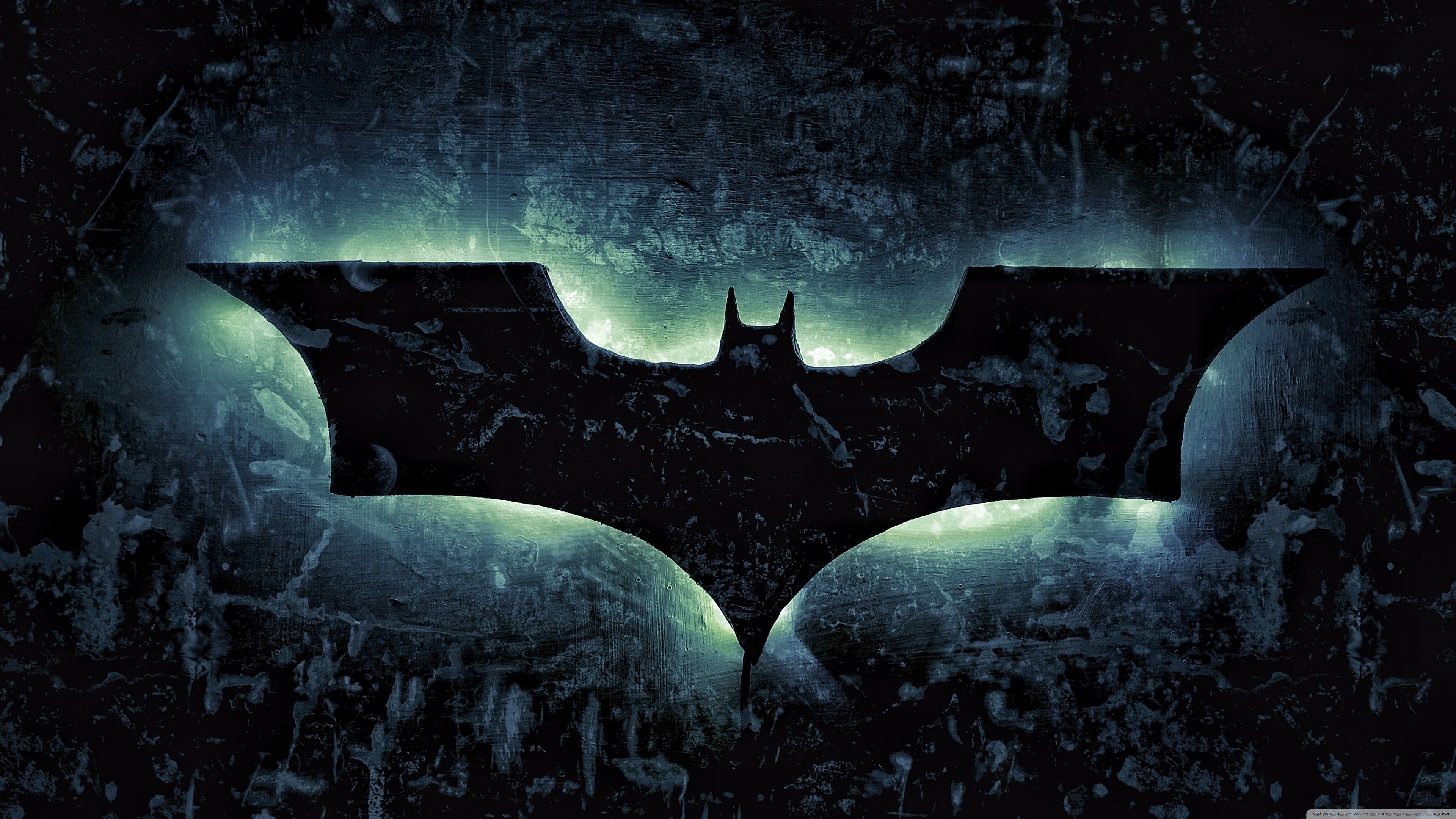 Logo Batman texture scura, 3840x2160 4K, Desktop 4K