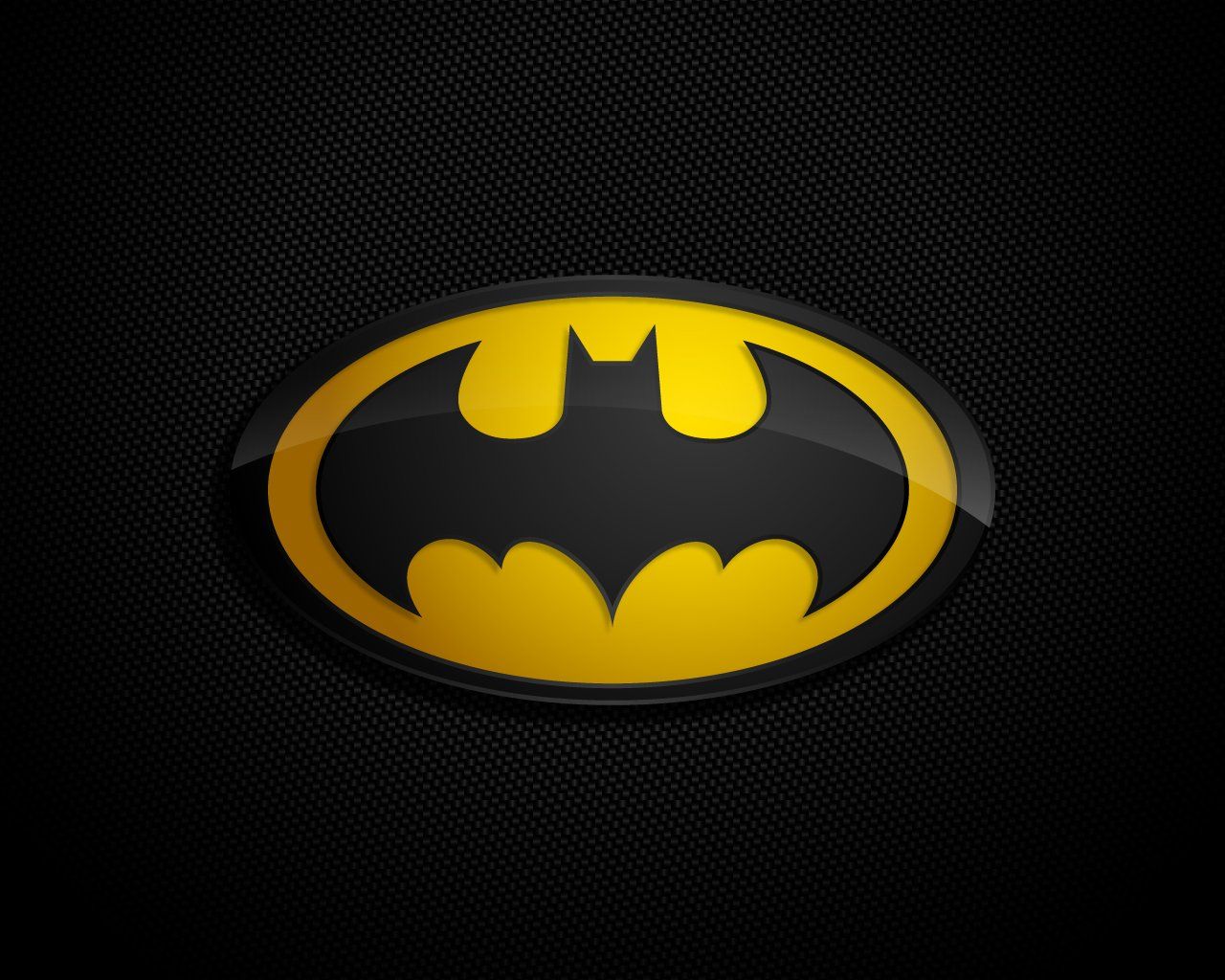Logo Batman giallo nero, 1280x1024 720p, Acer Nitro