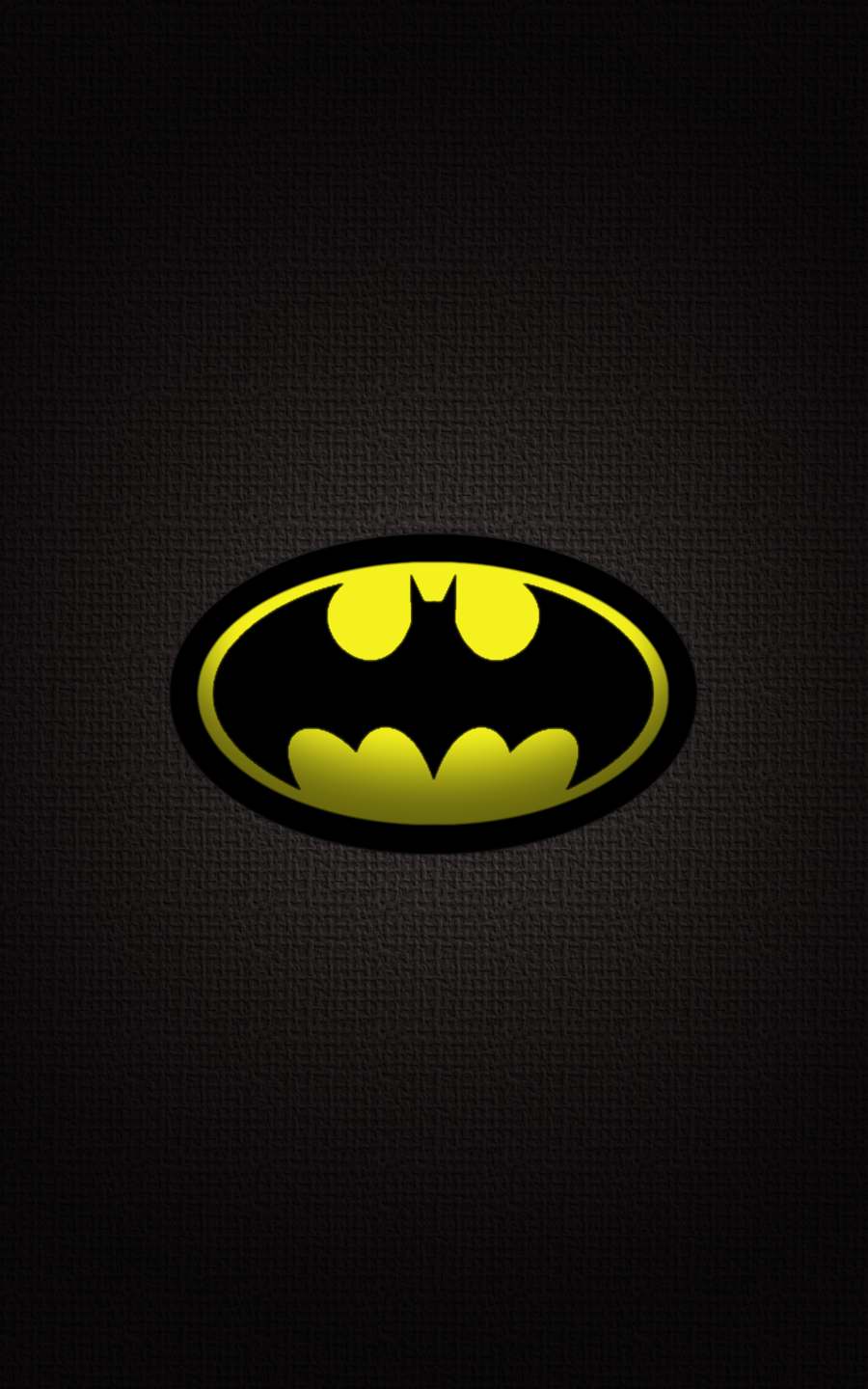 Logo Batman giallo nero, 900x1440 Full HD Verticale, iPhone