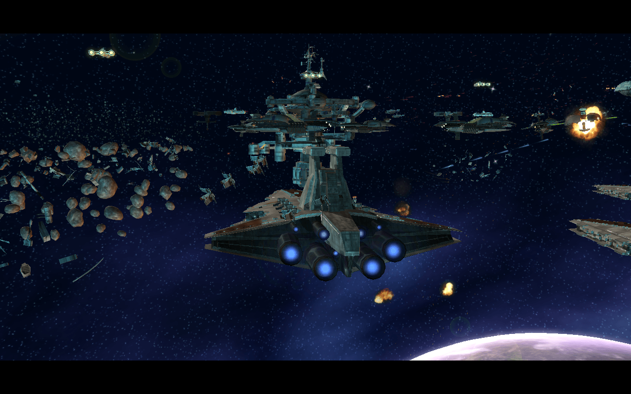 Star Destroyer battaglia spaziale Star Wars, 1280x800 HD, ROG Asus Laptop