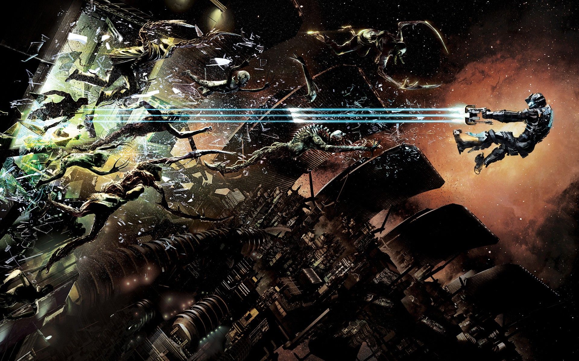 Dead Space astronauta battaglia spaziale, 1920x1200 WUXGA, iMac