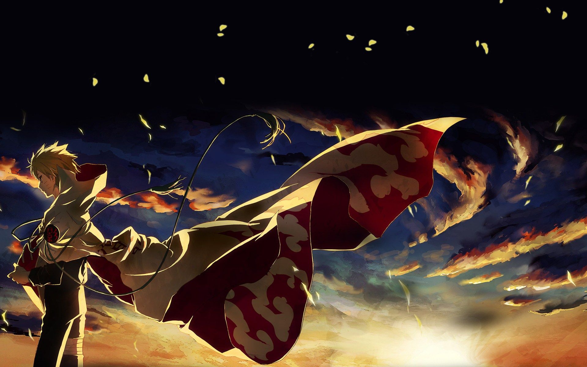 Naruto Hokage mantello rosso, ninja, 1920x1200 WUXGA, Desktop