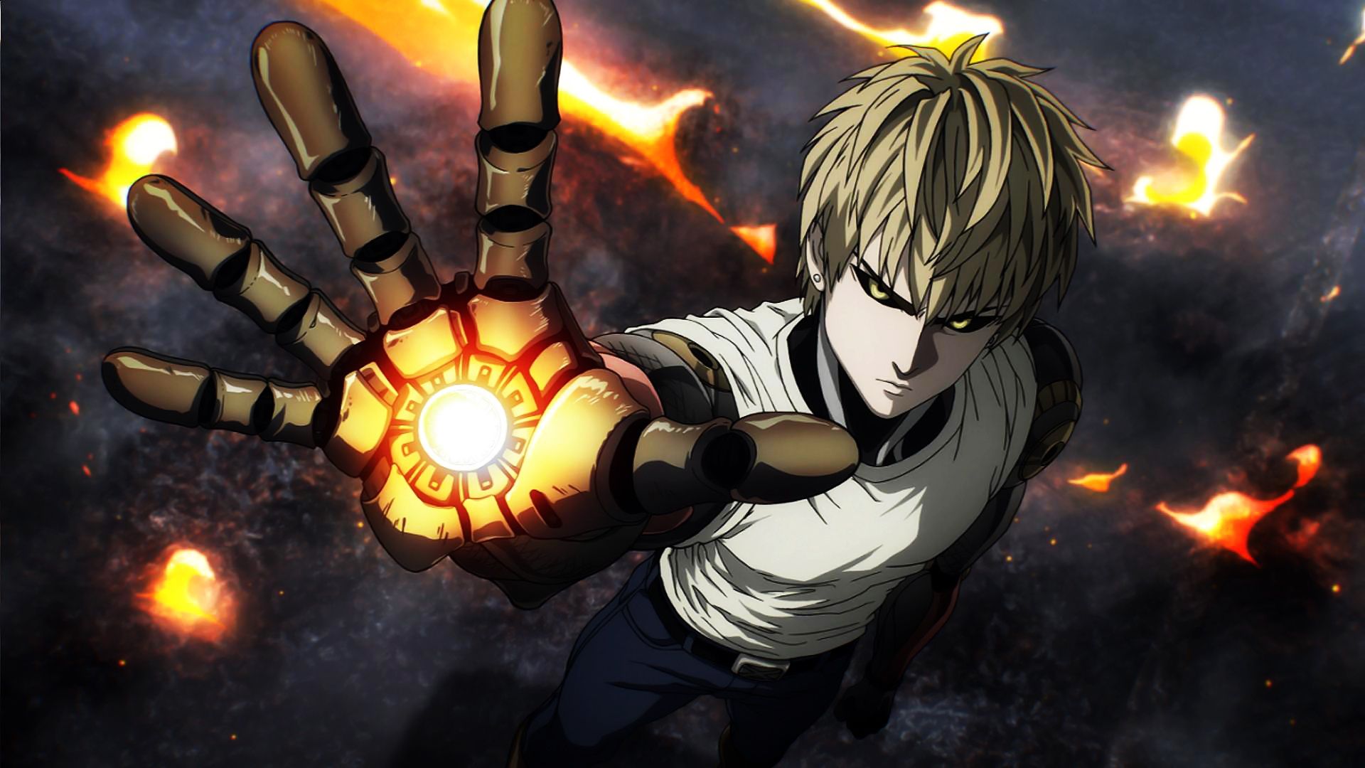Genos One Punch Man attacco, 1920x1080 Full HD 1080p, Laptop