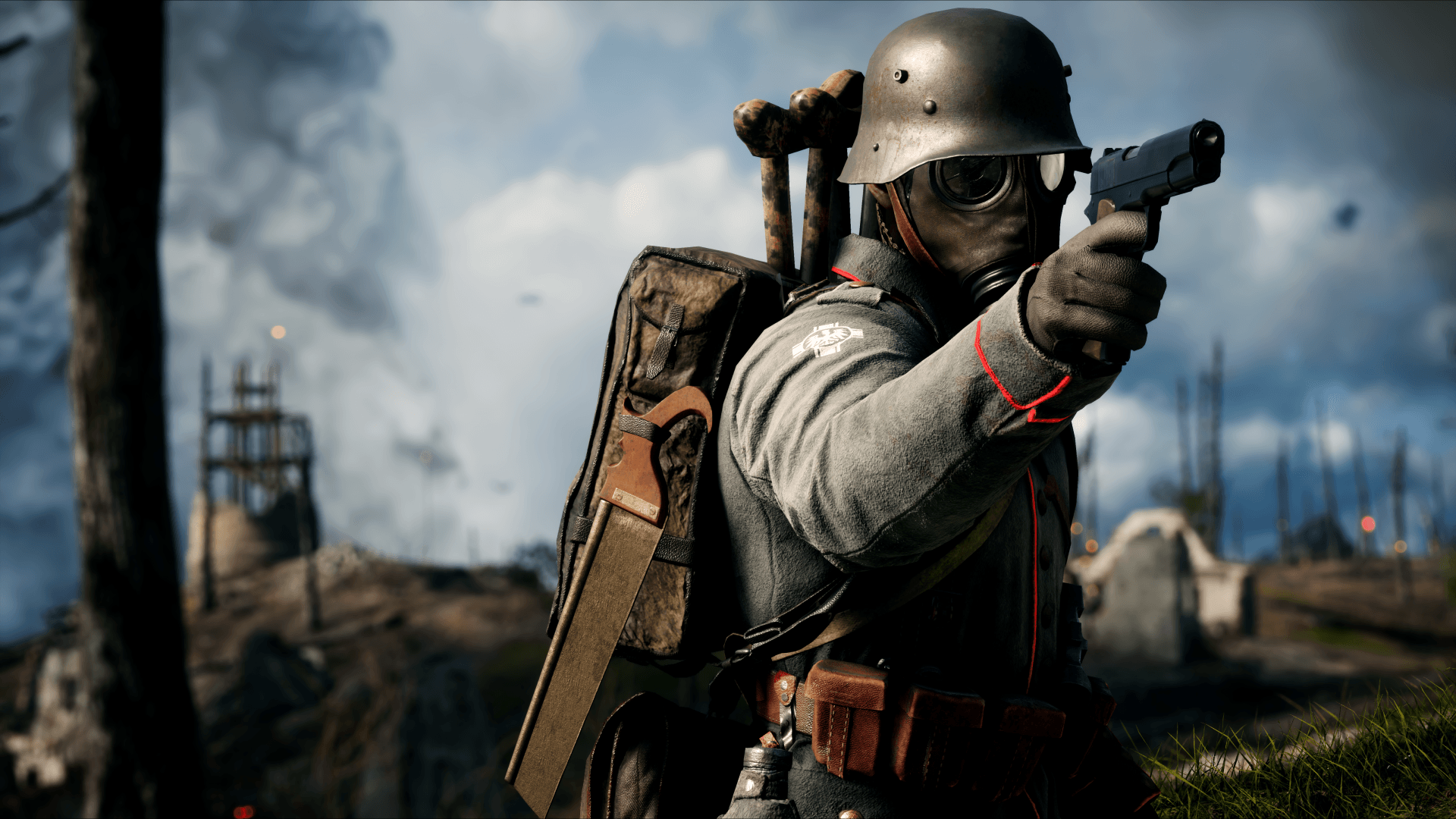 Soldato Battlefield 1 con pistola, 1920x1080 1080p, Desktop