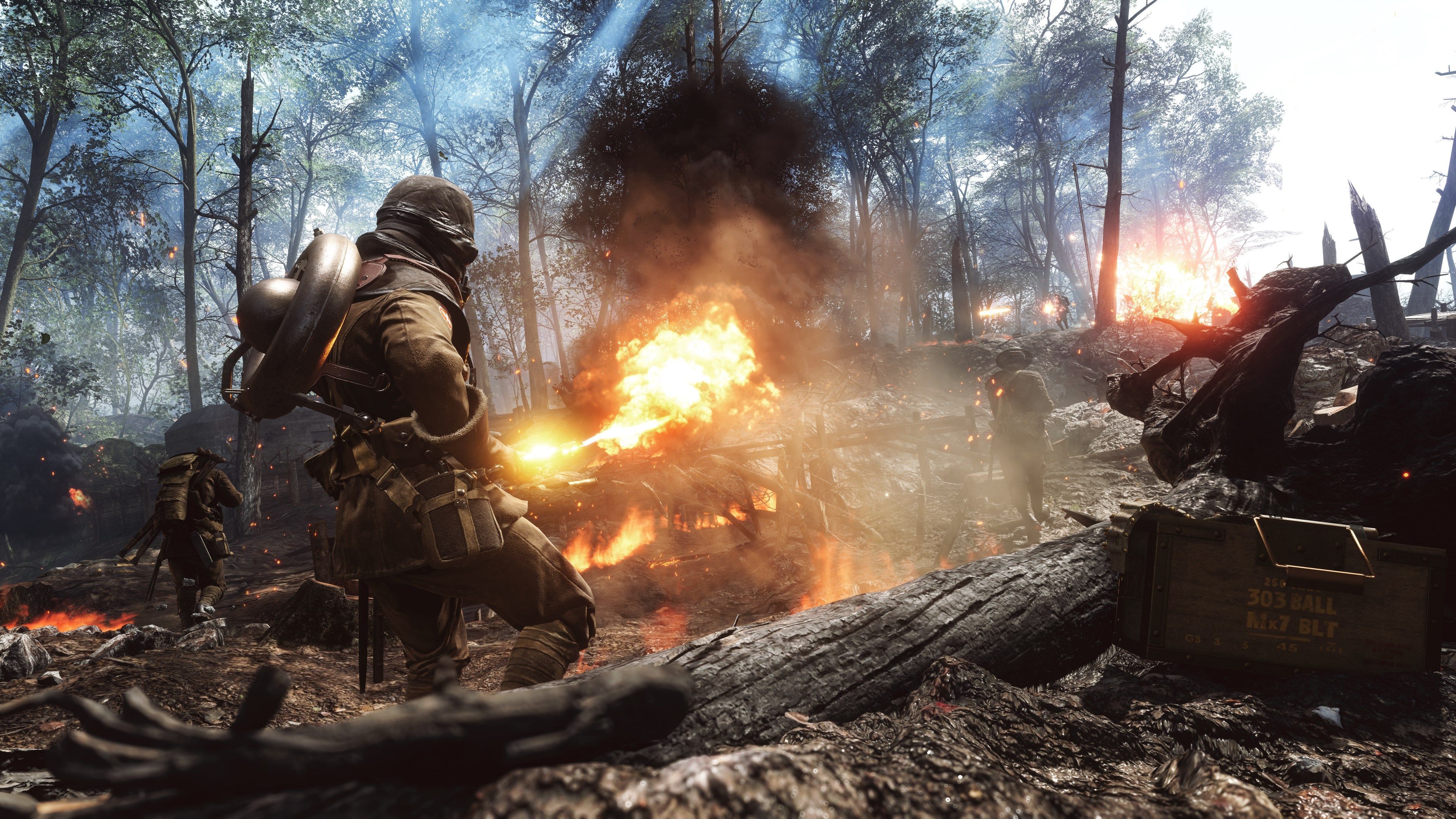 Soldato Battlefield 1 in battaglia, 3840x2160 Ultra HD, 4K TV